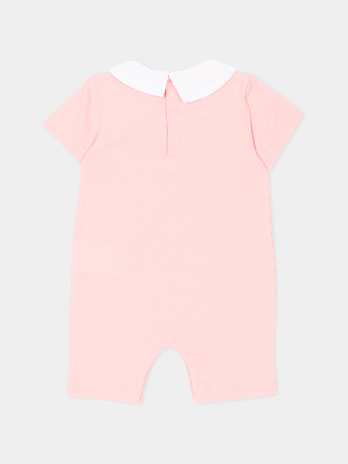 Tutina rosa Moschino per neonata con teddy bear,Moschino Kids,MNY03Y LAA03 50209