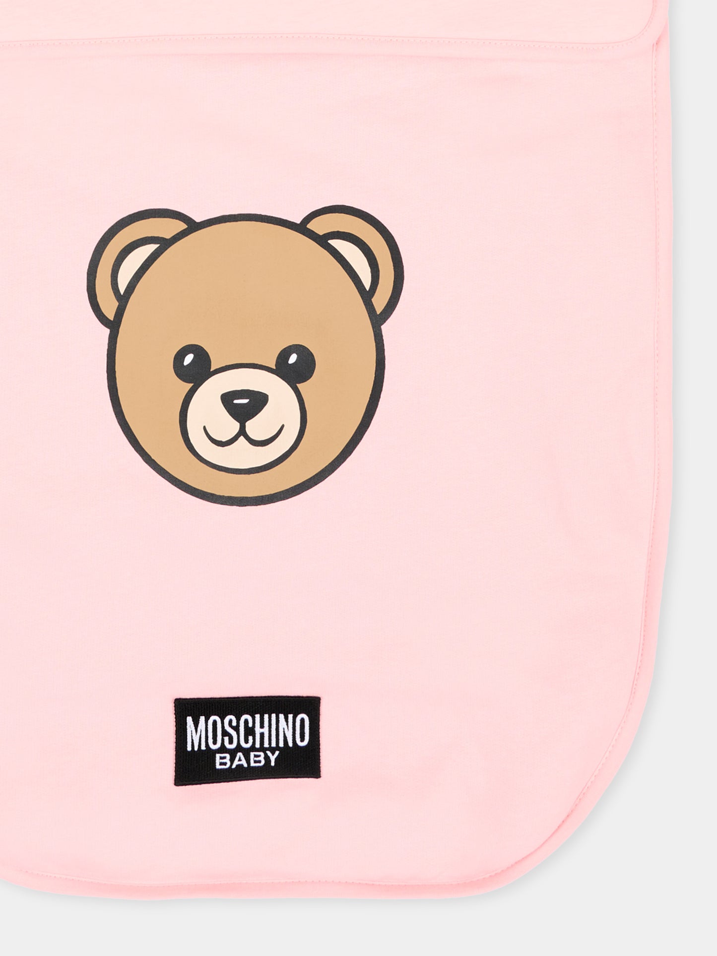 Sacco nanna rosa per neonata con Teddy Bear,Moschino Kids,MUE00V LCA19 50209