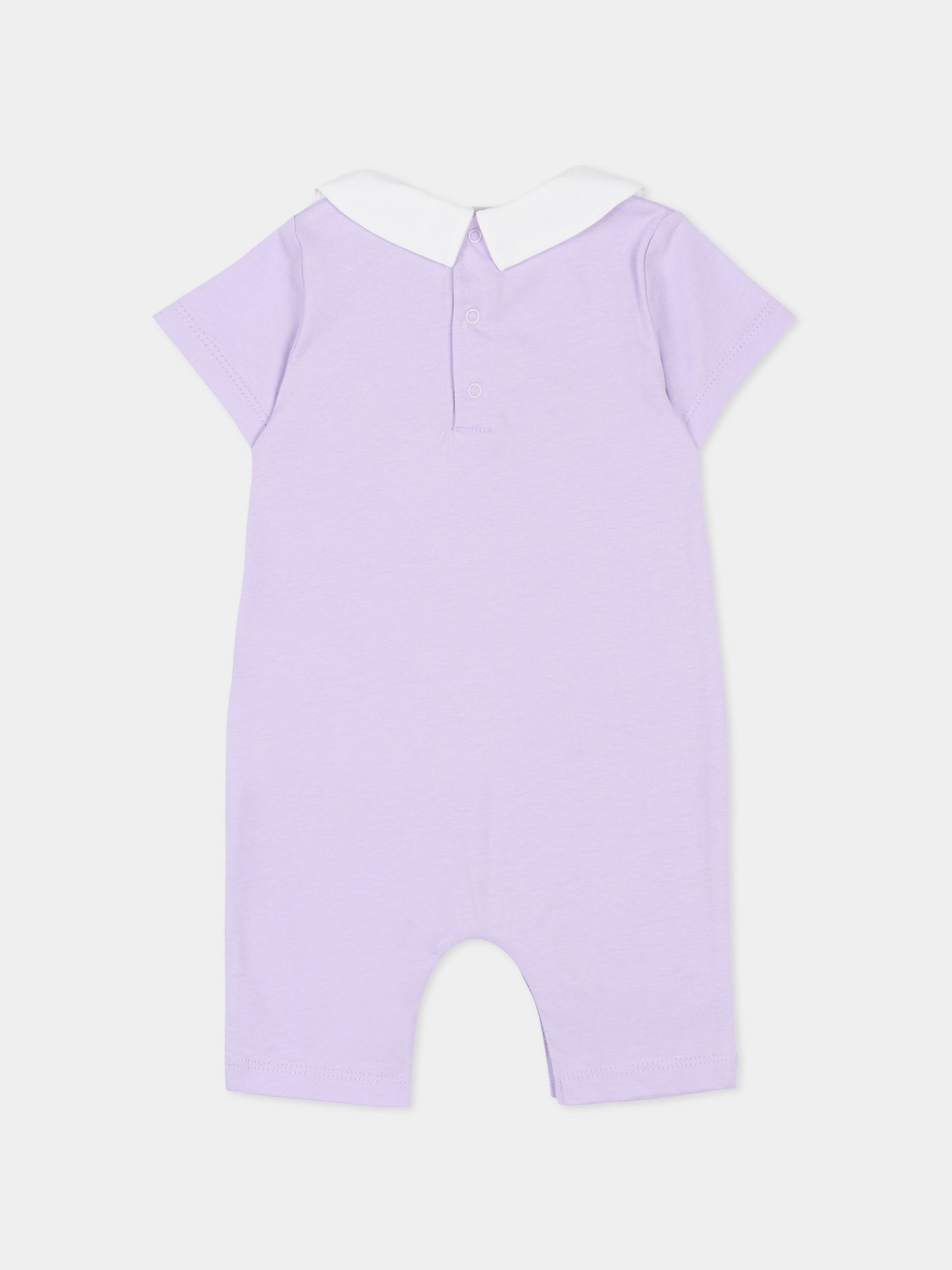 Pagliaccetto lilla per neonata con Teddy Bears,Moschino Kids,MUT04O LAA01 51683