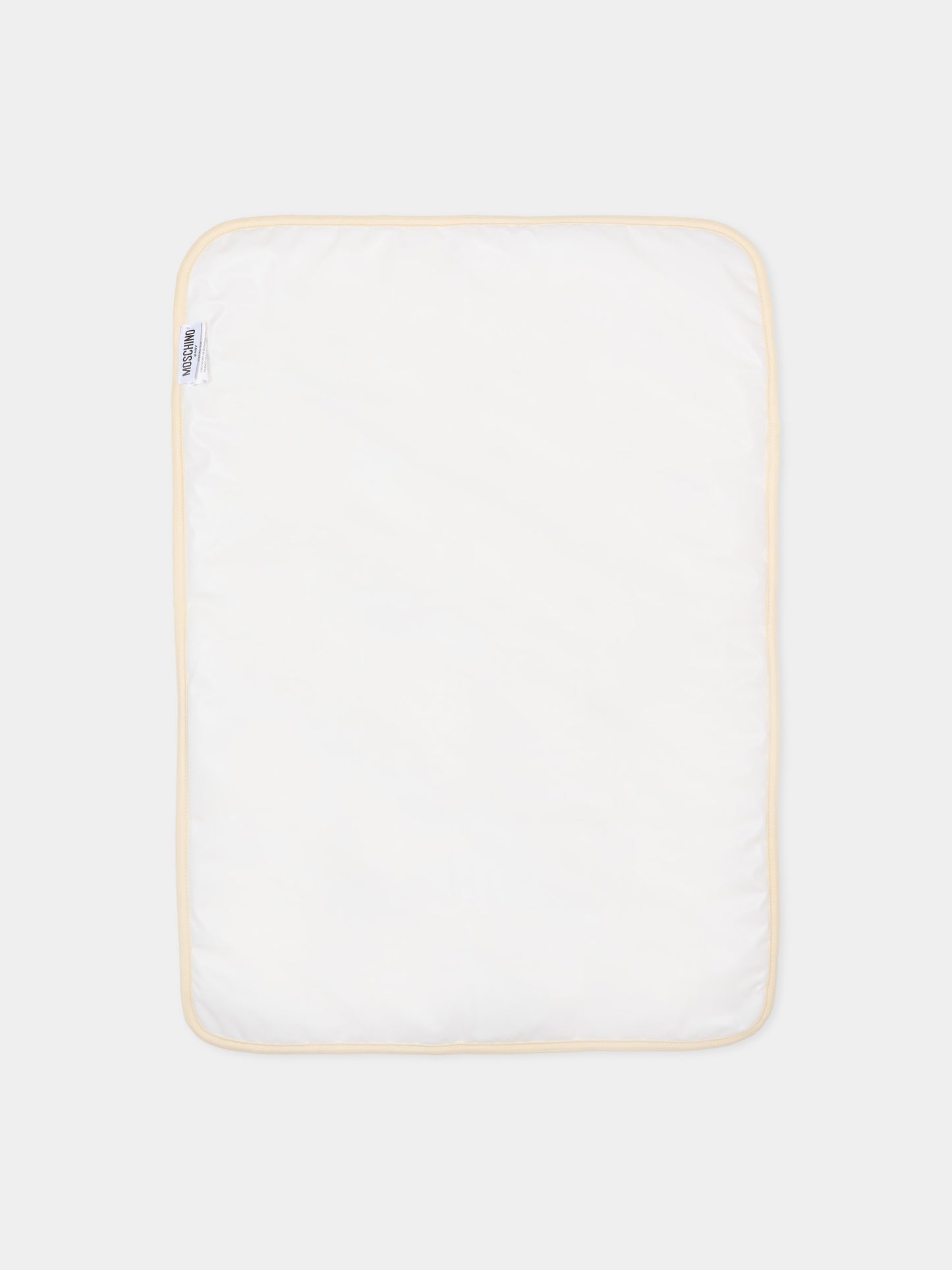 Borsa mamma beige per neonati con Teddy Bear e logo,Moschino Kids,MUX05V LCA19 20404