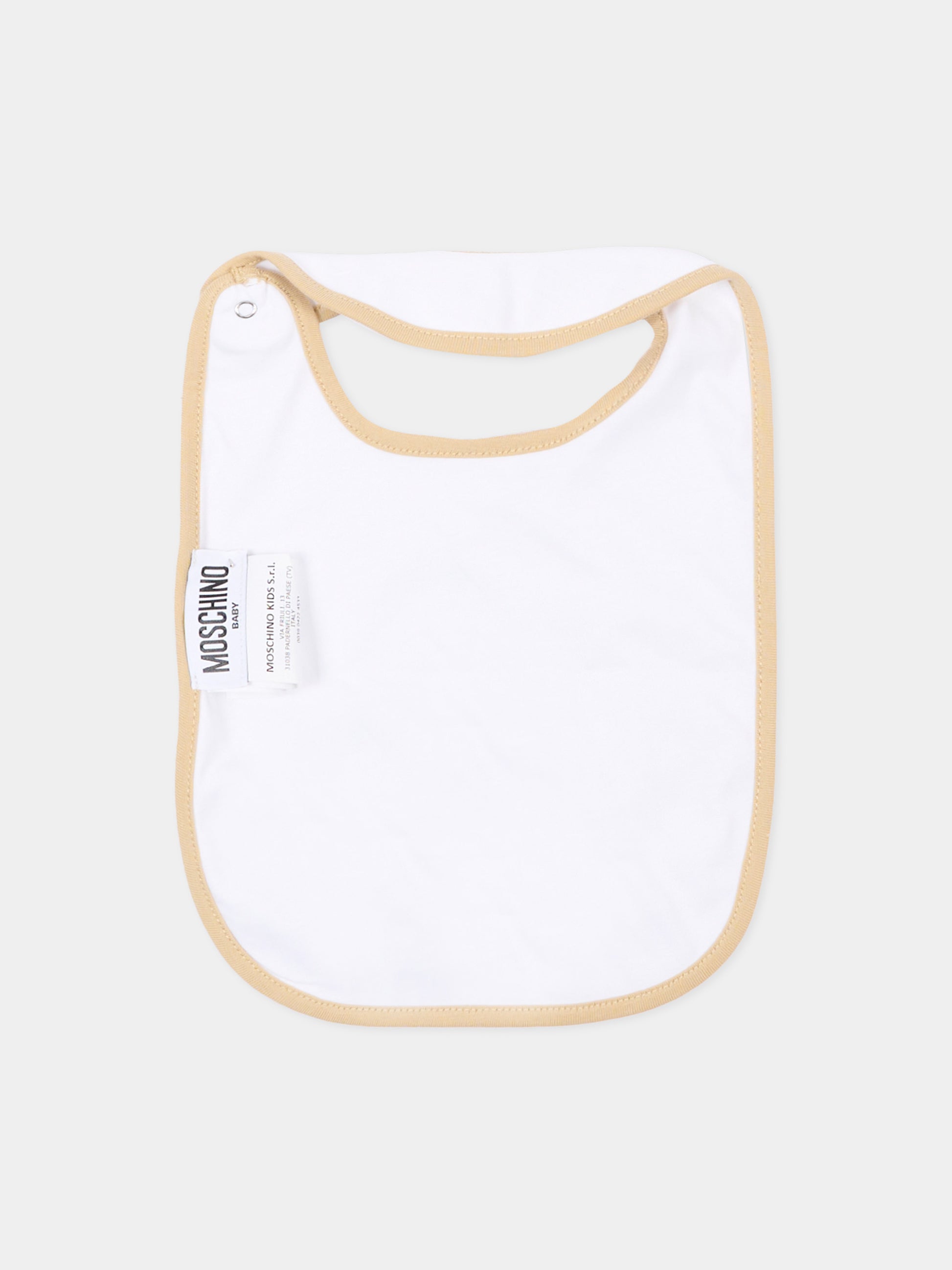 Set accessori beige con teddy bear per neonati,Moschino Kids,MUY095 LCA19 20829