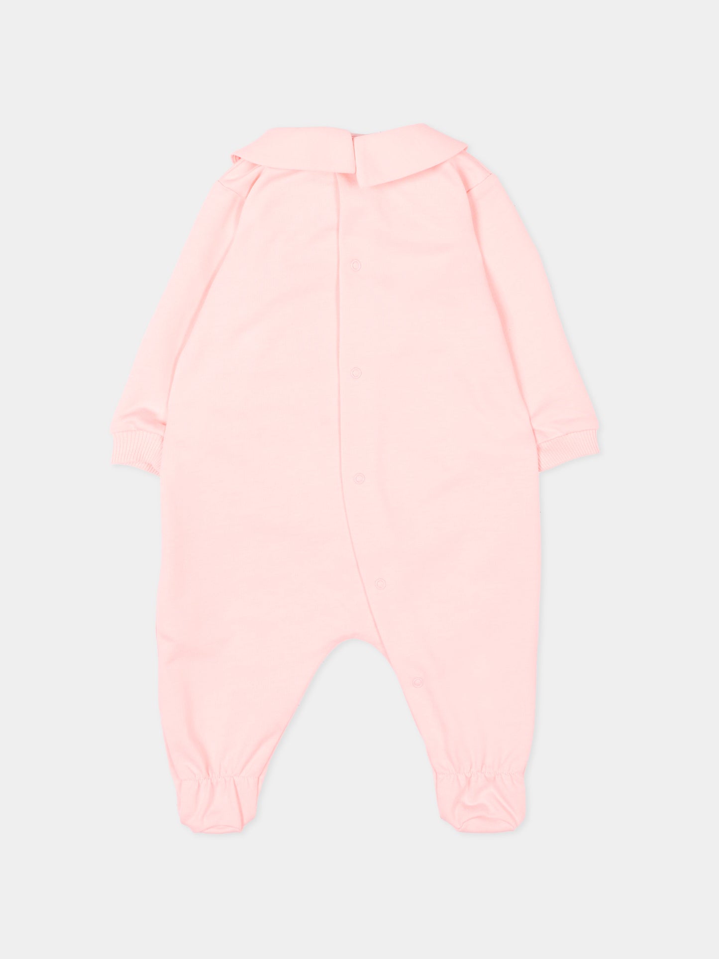 Set tutine rosa per neonata con Teddy Bear,Moschino Kids,MUY097 LCA19 50209