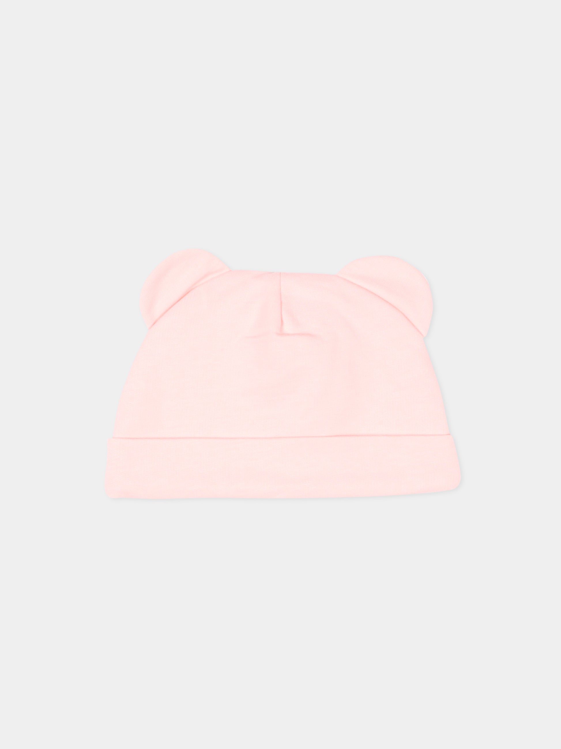 Set tutine rosa per neonata con Teddy Bear,Moschino Kids,MUY097 LCA19 50209