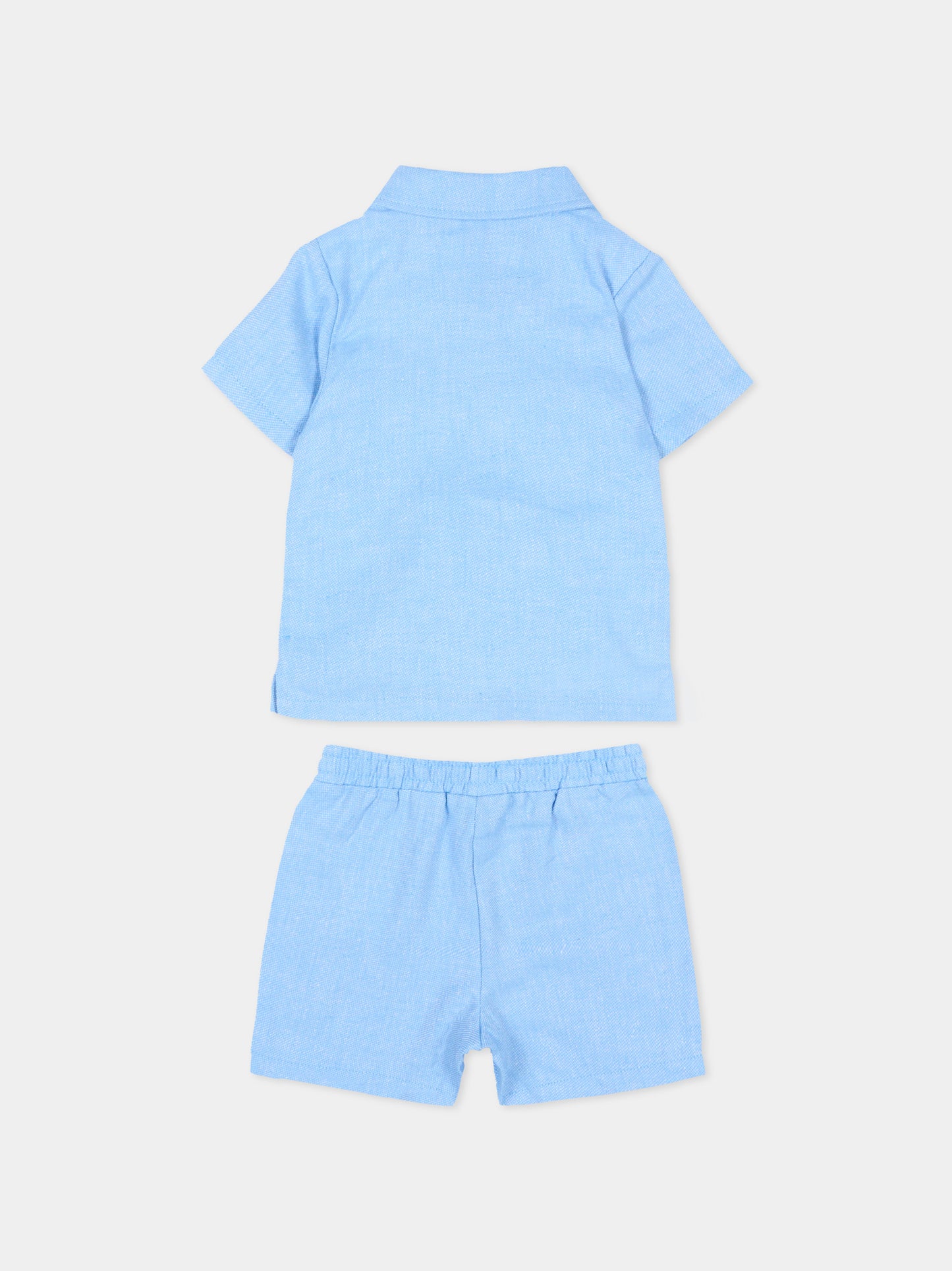 Completo sportivo azzurro per neonato,Timberland,T60901 79H