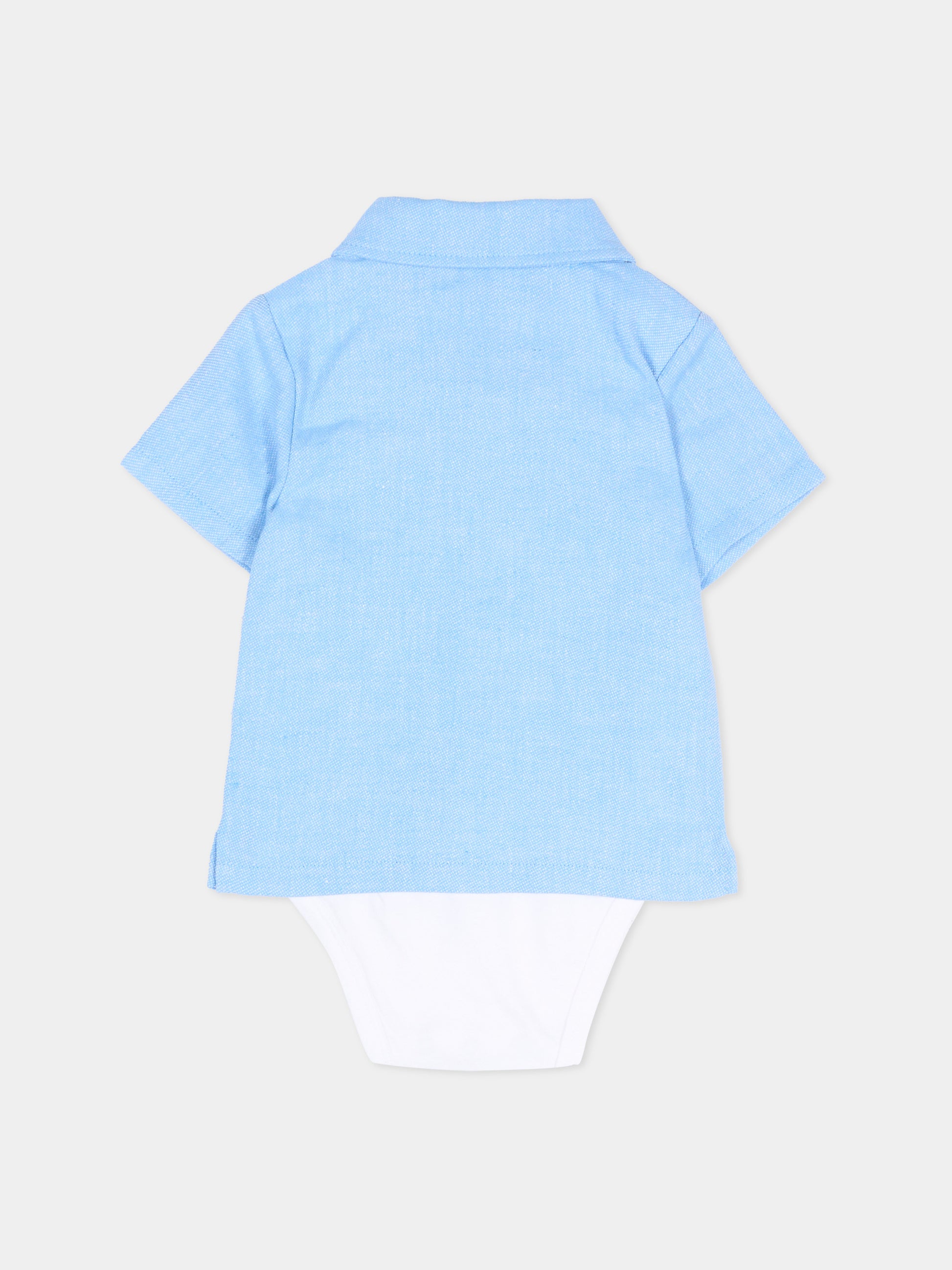 Completo sportivo azzurro per neonato,Timberland,T60901 79H