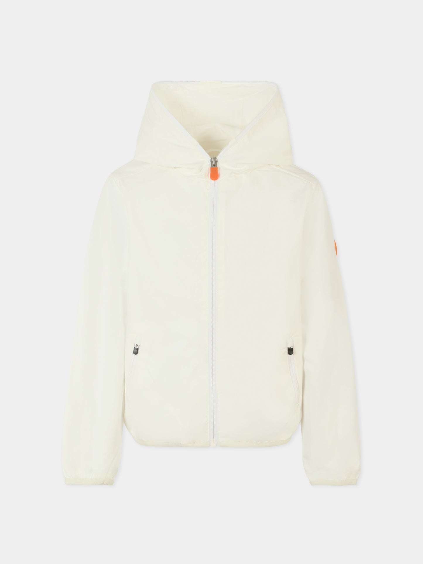 Giacca a vento Jules bianca per bambino con logo,Save The Duck Kids,J30036X WIND20 00000
