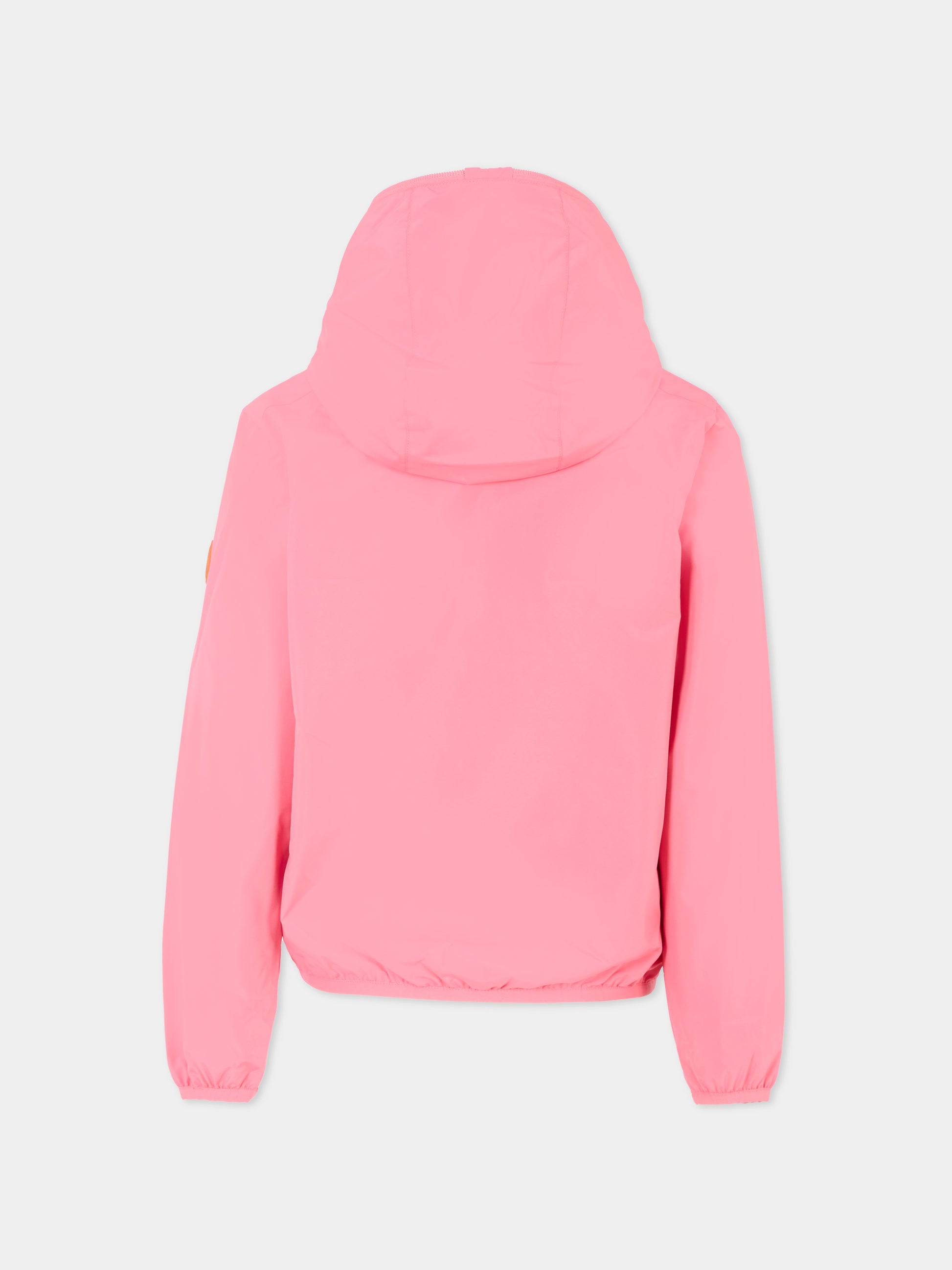 Giacca a vento Jules rosa per bambina con logo,Save The Duck Kids,J30036X WIND20 80018