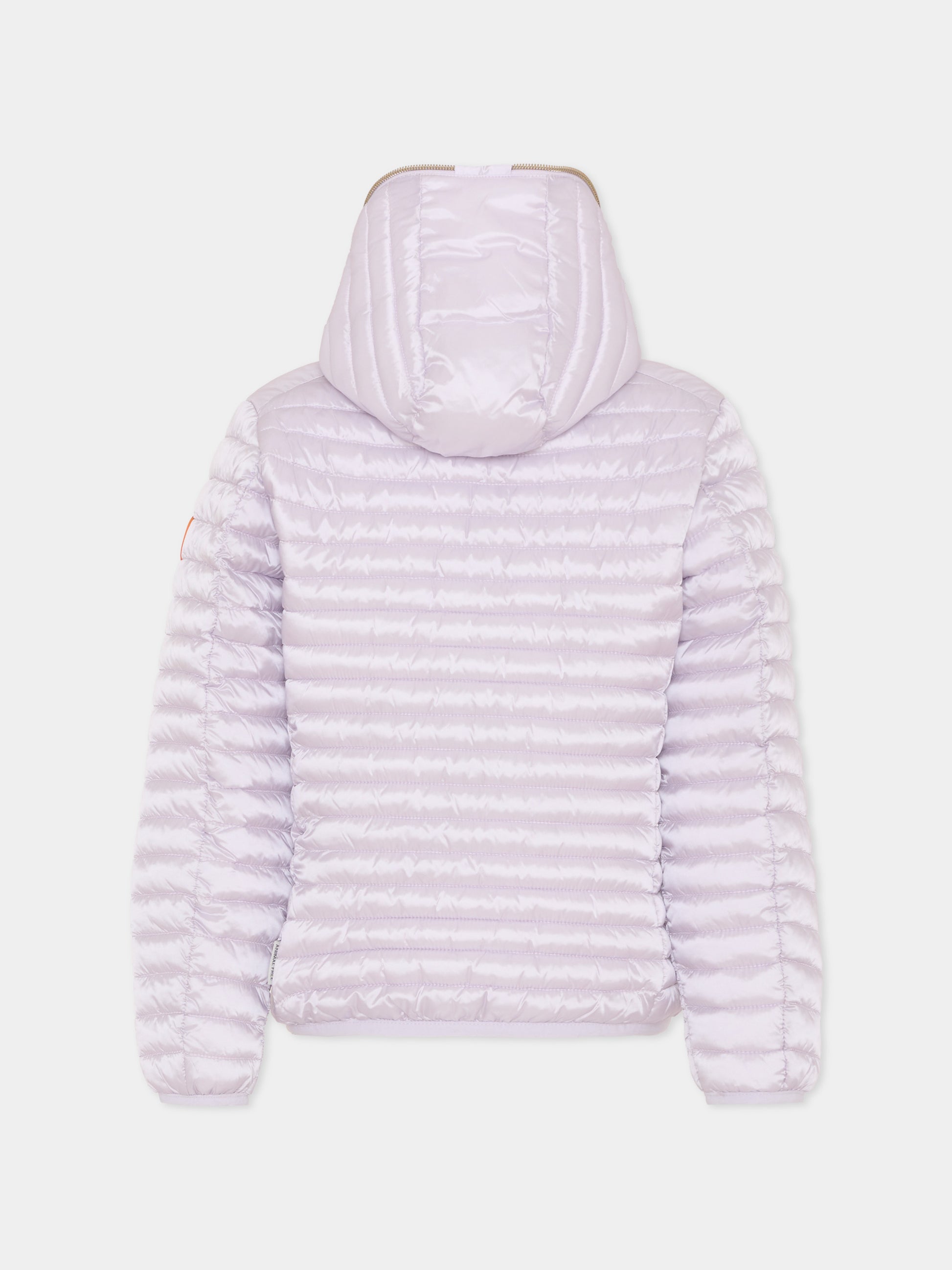 Piumino Iris lilla per bambina con logo,Save The Duck Kids,J32310G IRIS22 80048