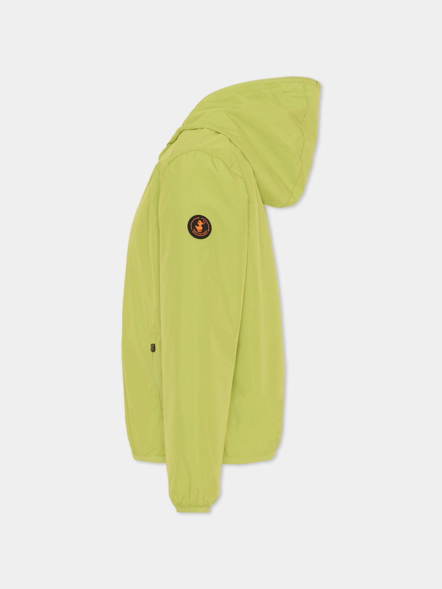 Giacca a vento Wind verde per bambini con logo,Save The Duck Kids,J30036X WIND22 50080