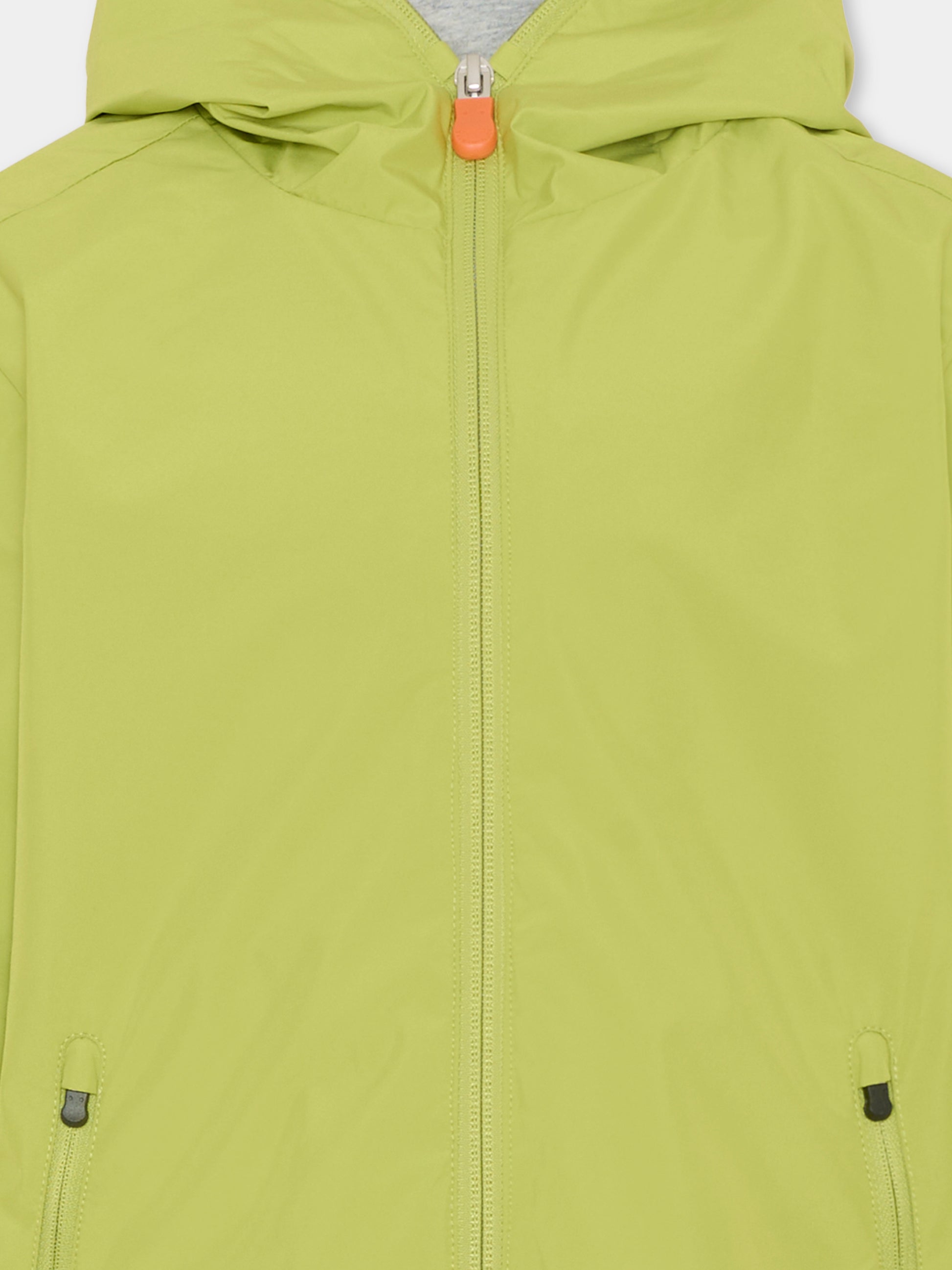 Giacca a vento Wind verde per bambini con logo,Save The Duck Kids,J30036X WIND22 50080