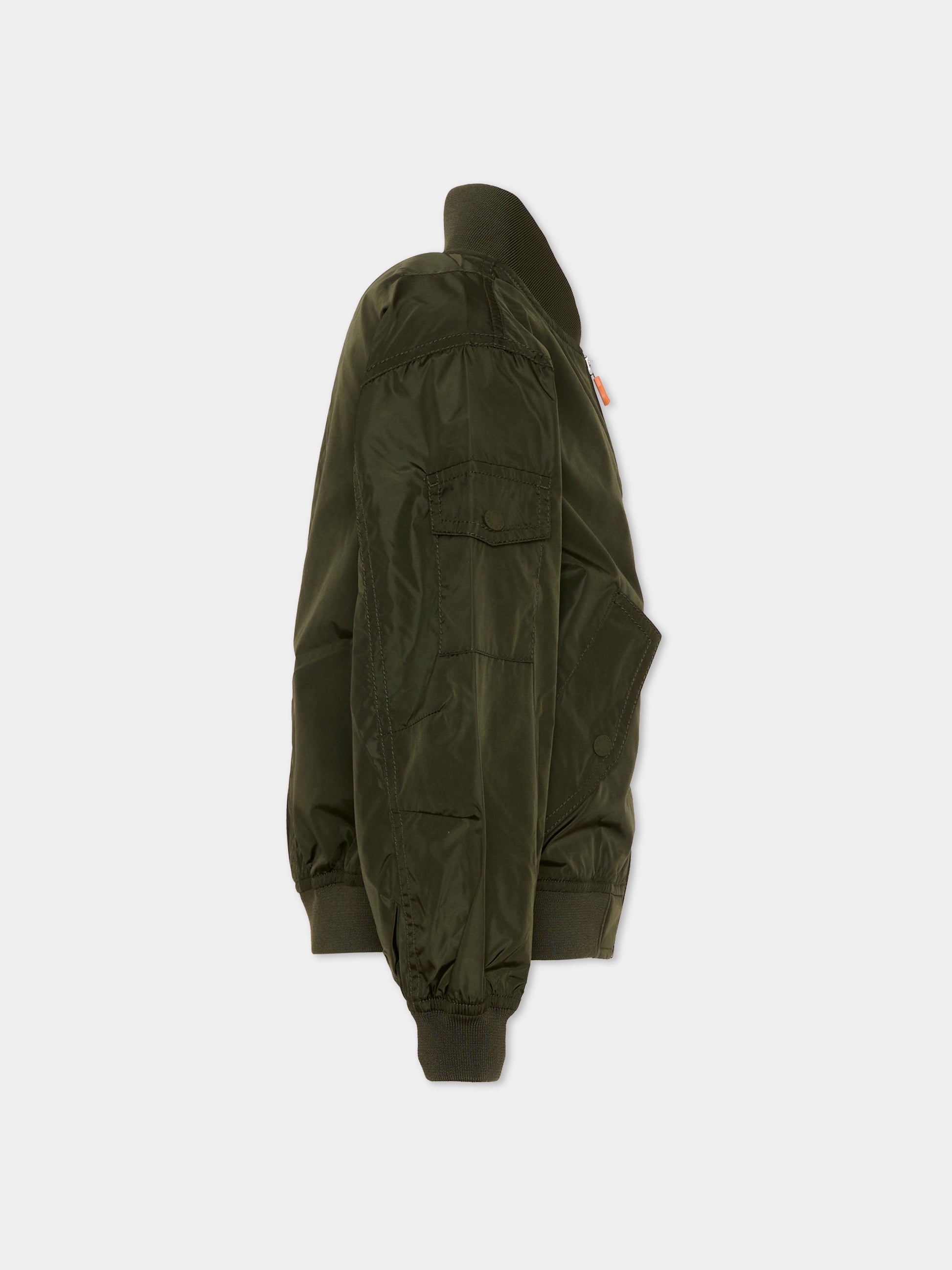 Bomber verde Bax per bambino,Save The Duck Kids,J32792X MEGA22 50078