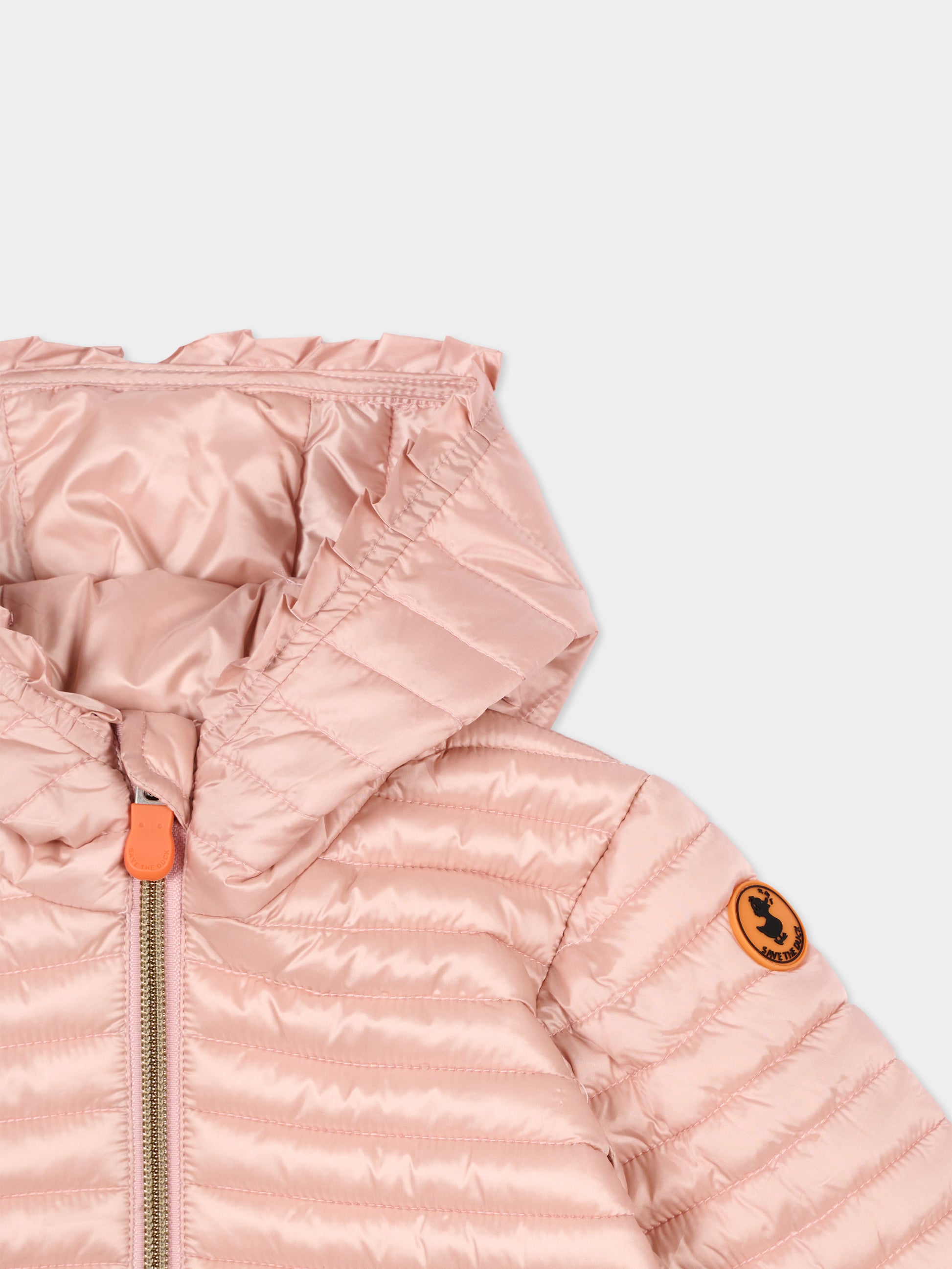 Piumino rosa Oli per neonata,Save The Duck Kids,I32771G IRIS22 80043