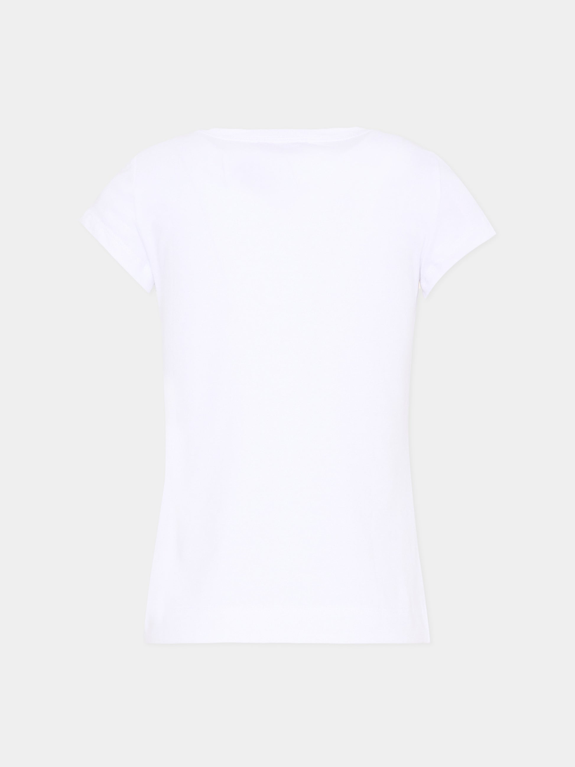 T-shirt bianca per bambina con Trilli,Monnalisa,11G625 - 7201 - 0099