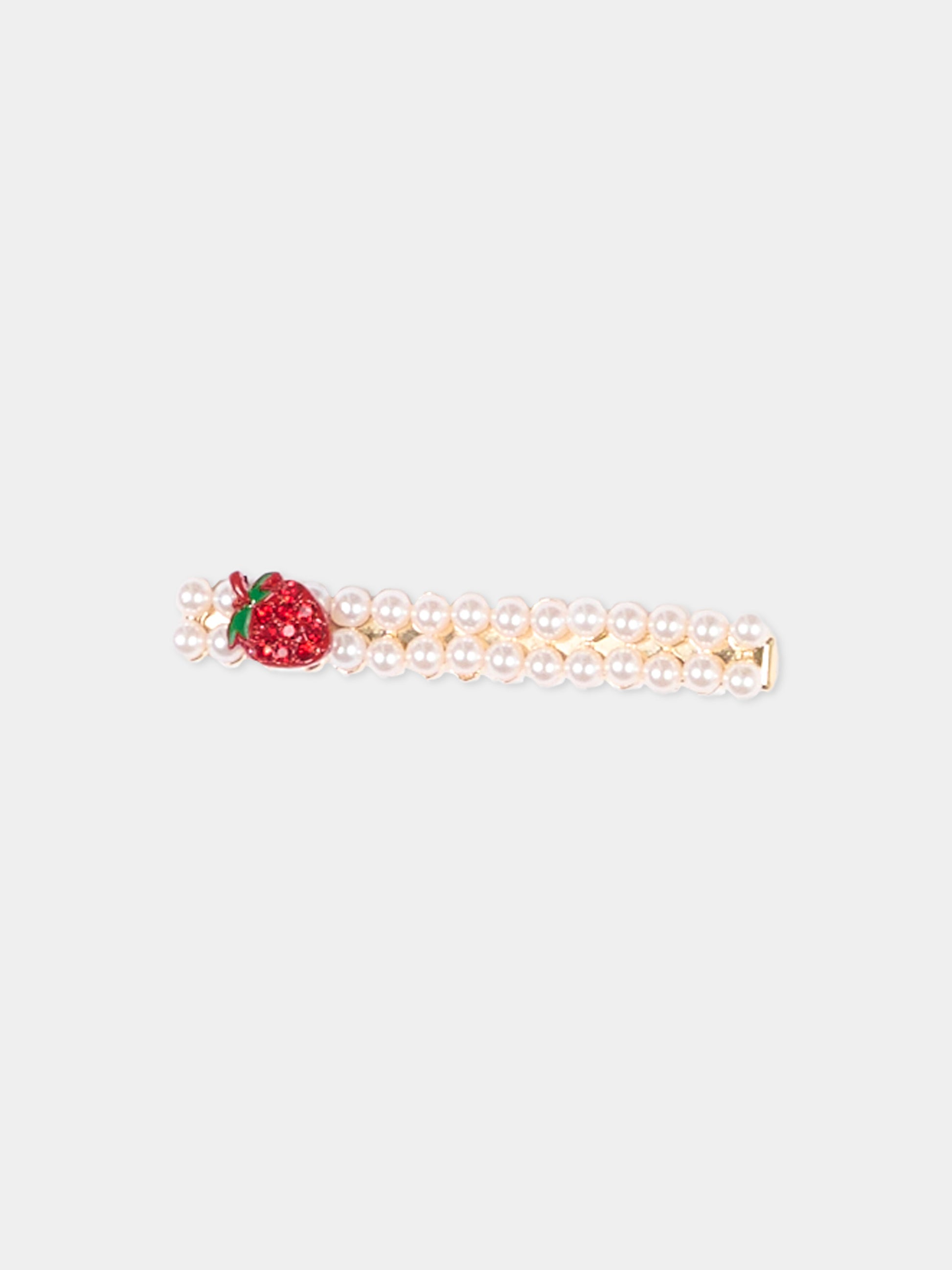 Set fermagli rosso per bambina,Monnalisa,39G018 - 7759 - 0044