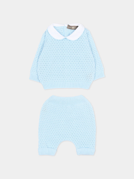 Completo nascita celeste per neonato traforato,Little Bear,3115 CIELO