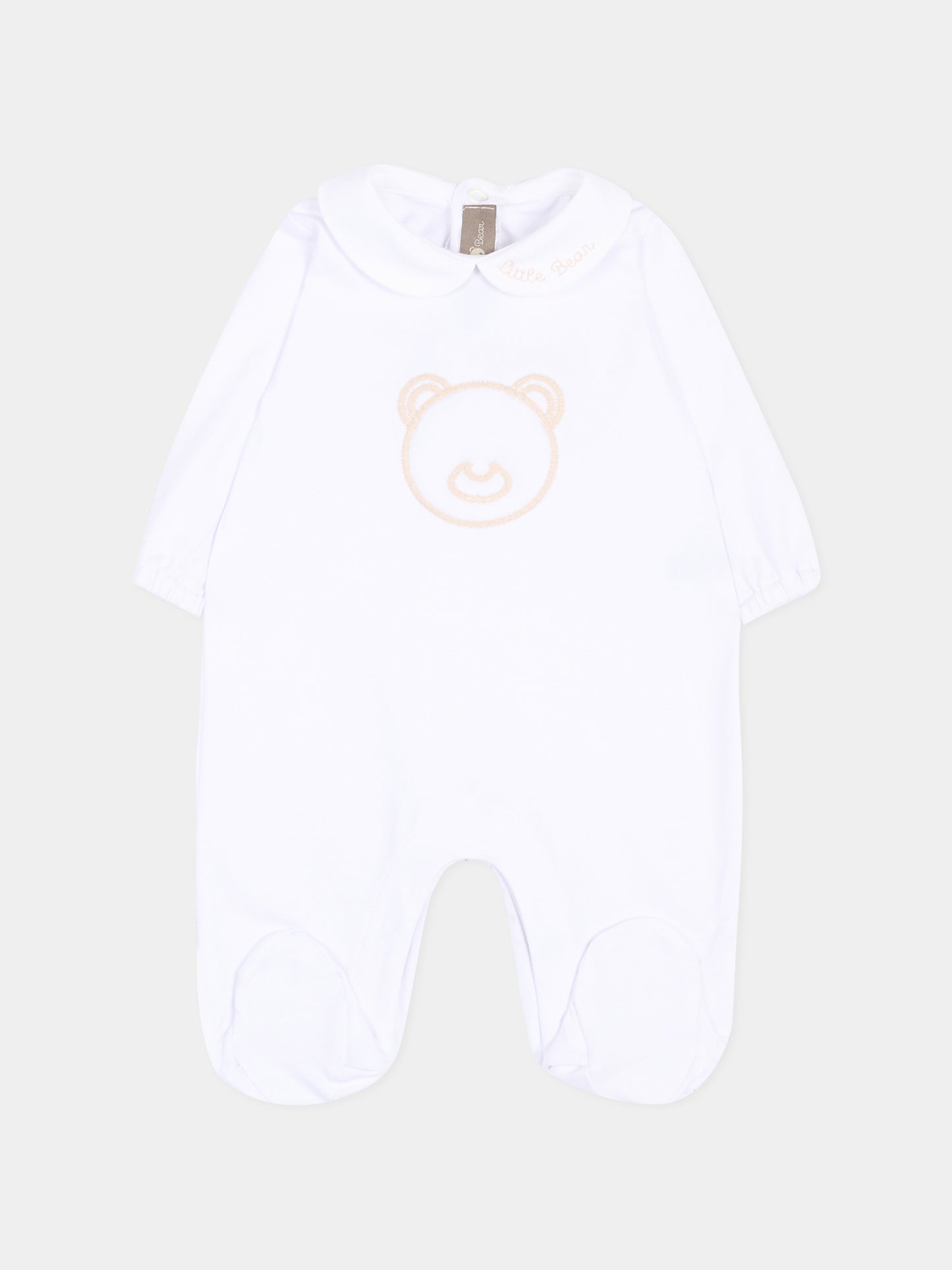 Tutina bianca  Little Bear  per neonato,Little Bear,3062 BCO/CORDA