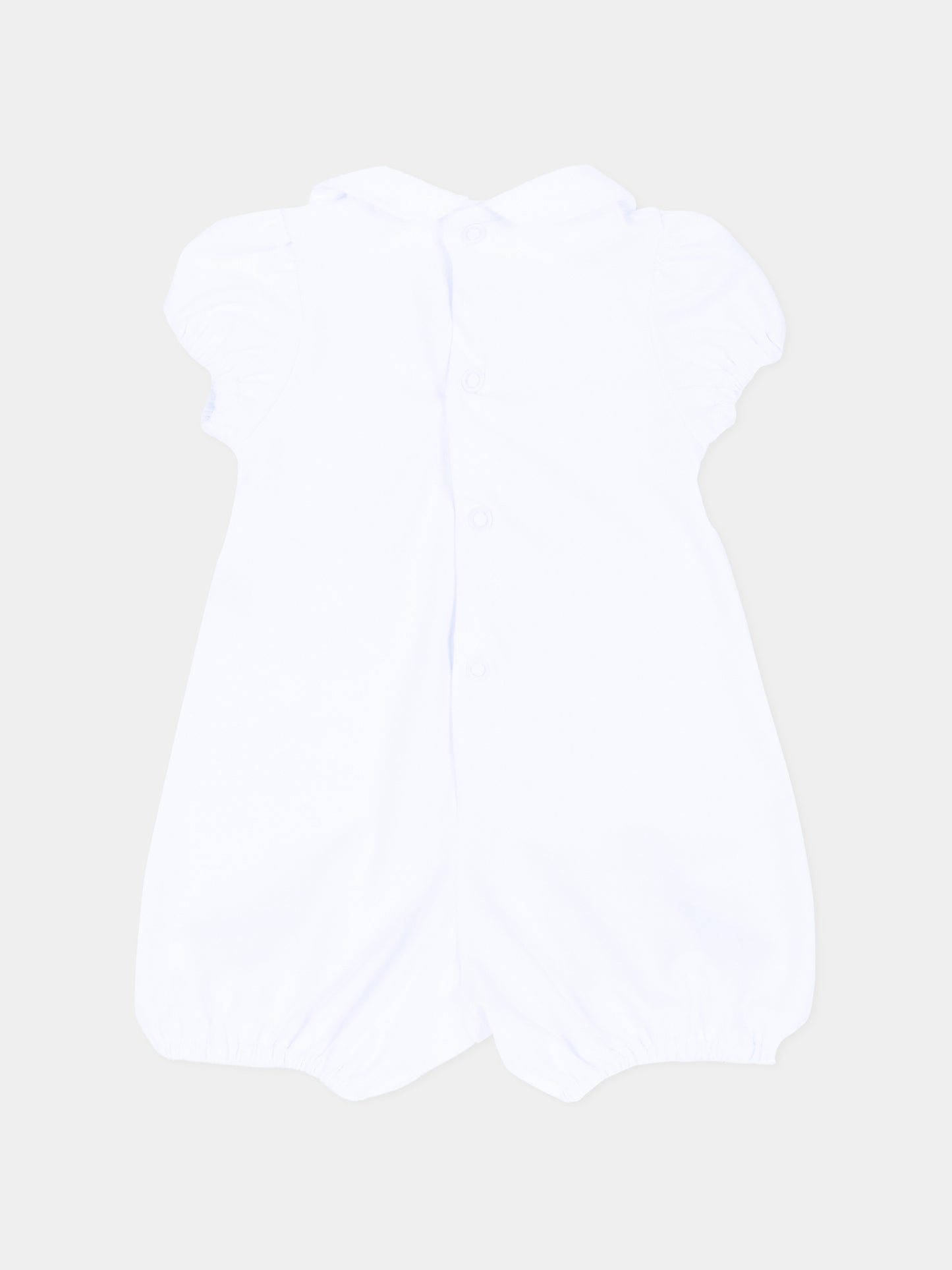 White romper for Baby Girl with little bears