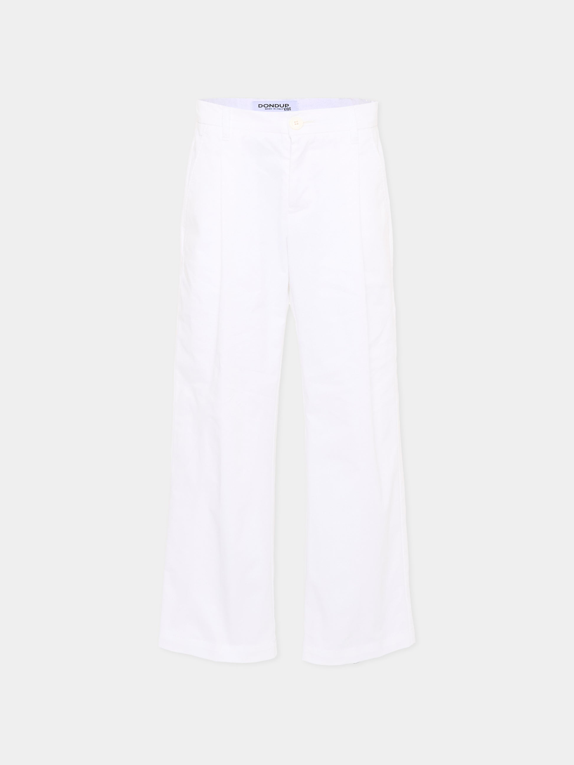 Pantaloni bianco per bambino,Dondup Kids,DMPA179 0 CE009 B000