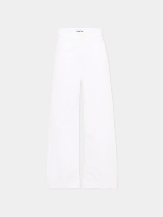 Pantaloni bianchi per bambino,Dondup Kids,DMPA181 0 CE039 B000