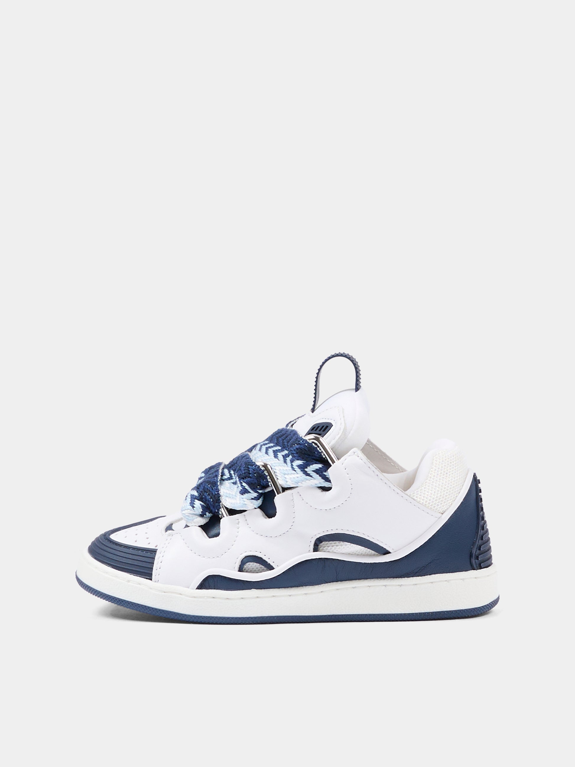 Sneakers blu per bambino con motivo Curb,Lanvin Petite,N30357 N68