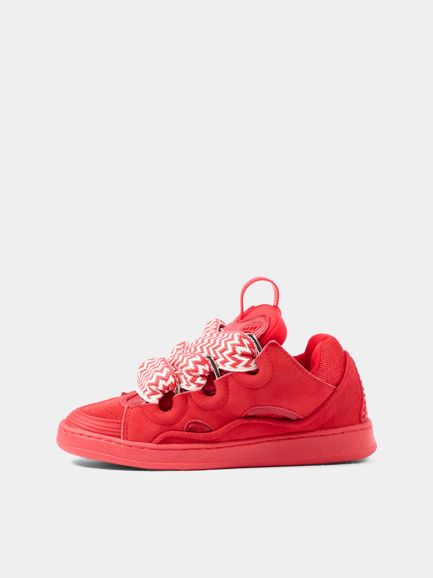 Sneakers rosse per bambini con doppi lacci,Lanvin Petite,N30358 998