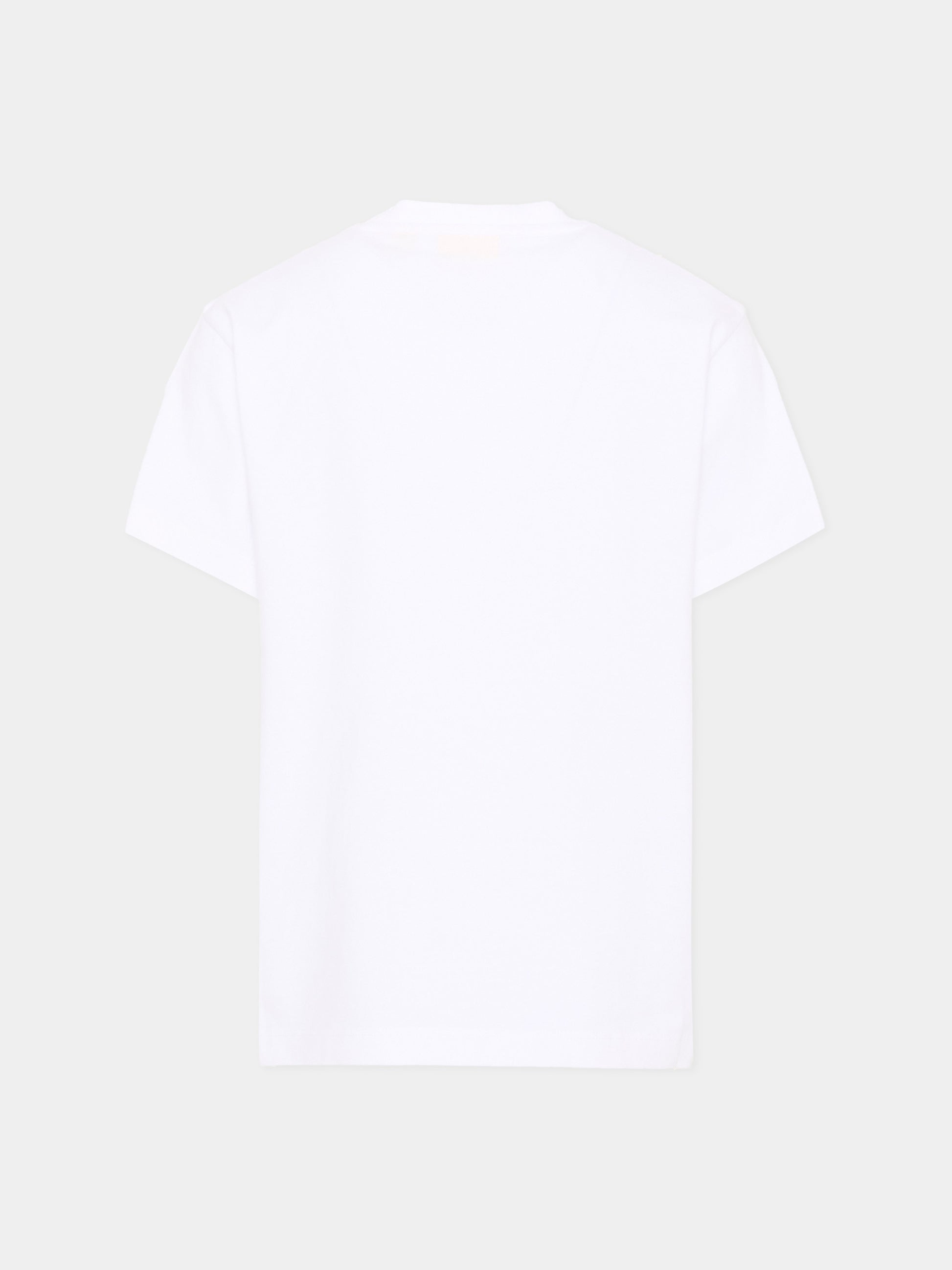 T-Shirt bianca per bambini con logo,Off White,44BAA002S26J001100