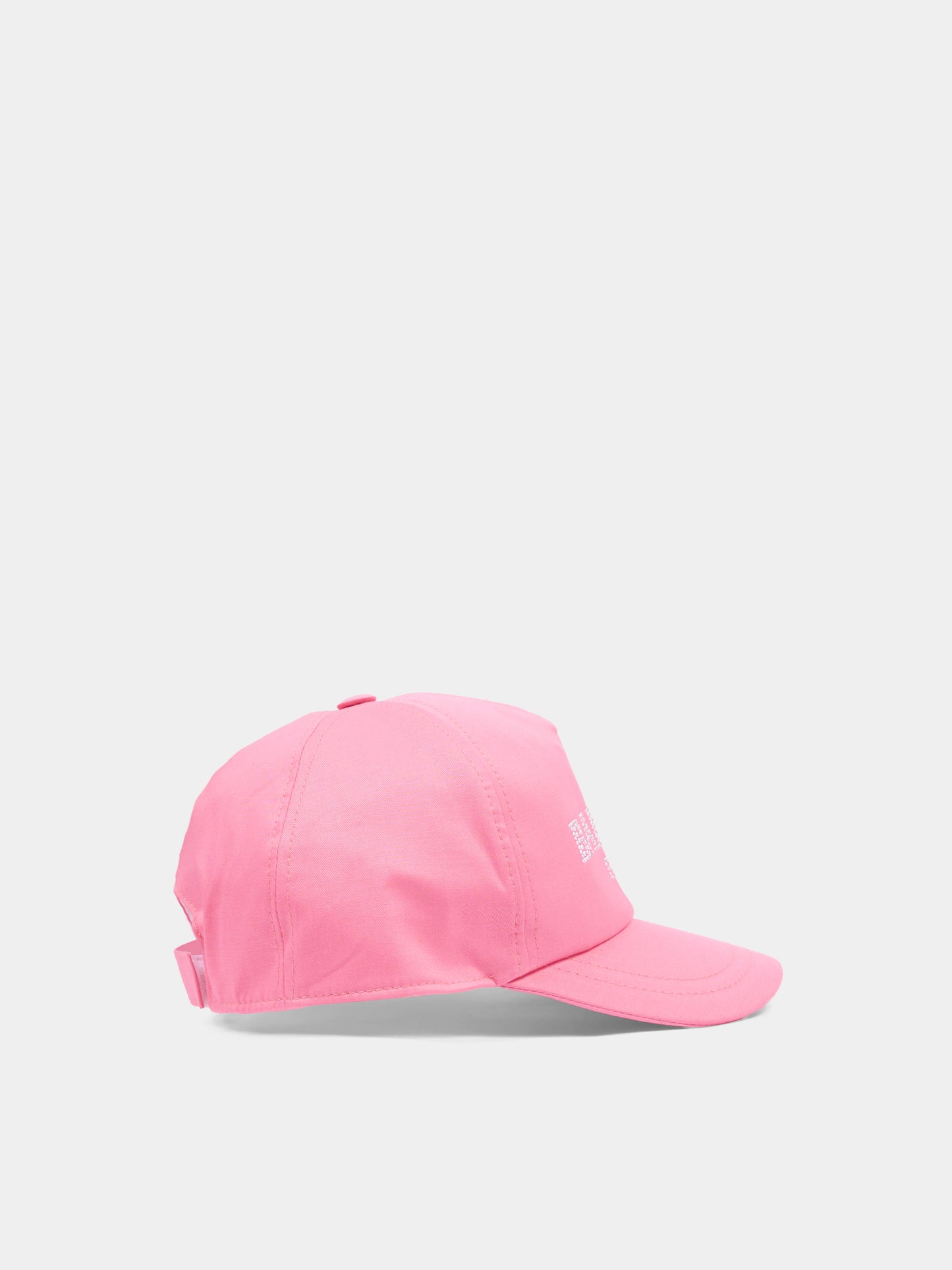 Cappello rosa con visiera per bambina con logo,Balmain Kids,BY0A77-G0197 552