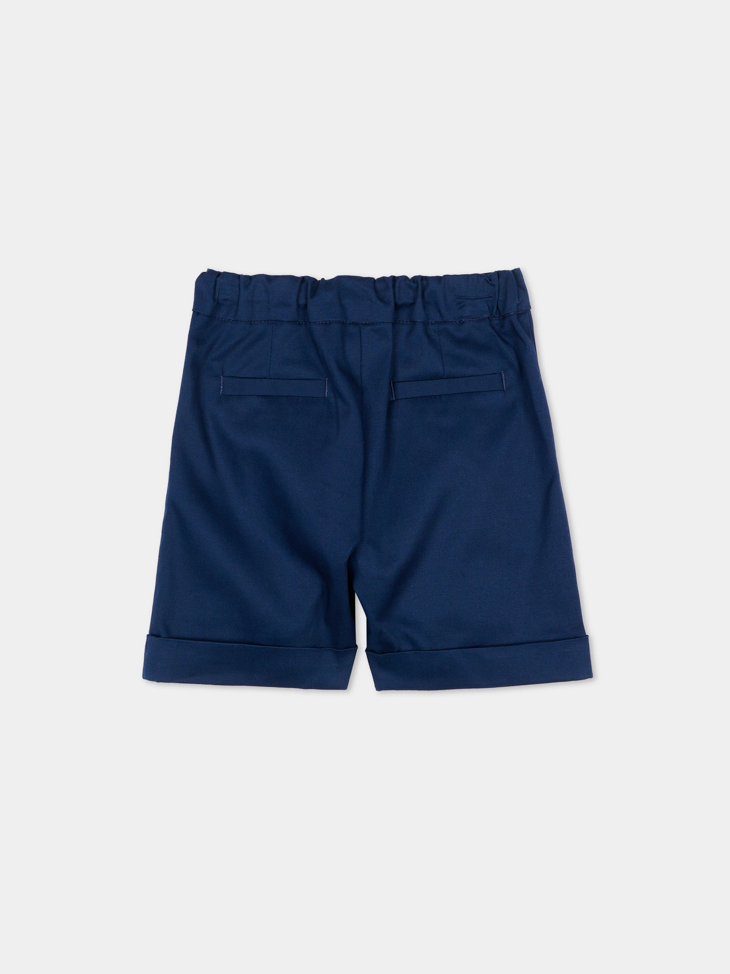 Shorts eleganti blu per neonato,Balmain Kids,BY6679-G0197 620