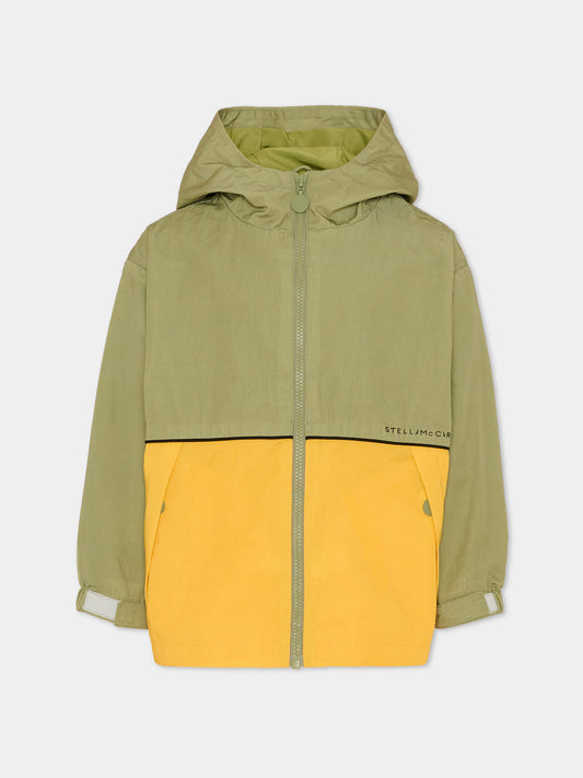 Giacca a vento multicolor per bambino con logo,Stella Mccartney Kids,TY2P17-Z3534 770