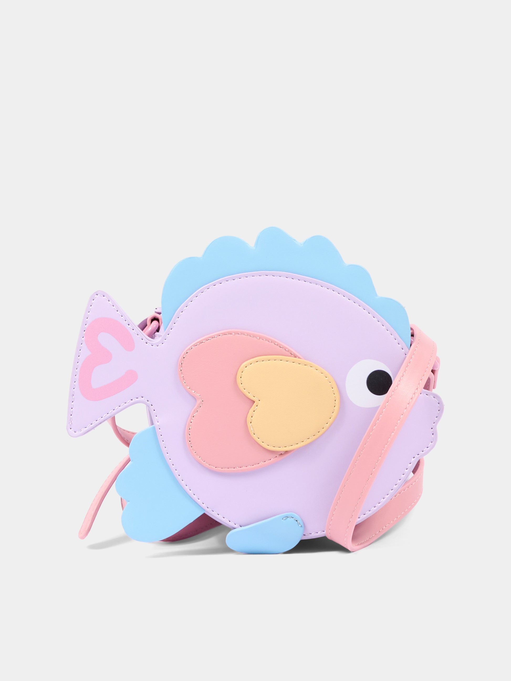 Borsa multicolor per bambina a forma di pesce,Stella Mccartney Kids,TY0A38-Z2429 539