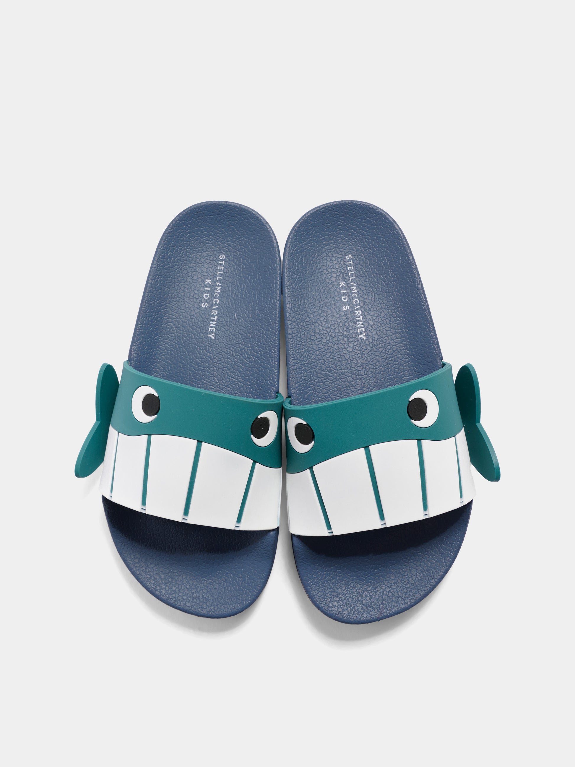 Ciabatte blu per bambino con decoro balena,Stella Mccartney Kids,TY0Q76-Z2948 61G