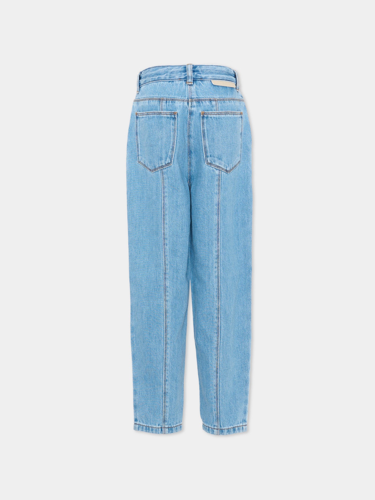 Jeans denim per bambino con stelle,Stella Mccartney Kids,TY6F20-Z0746 601