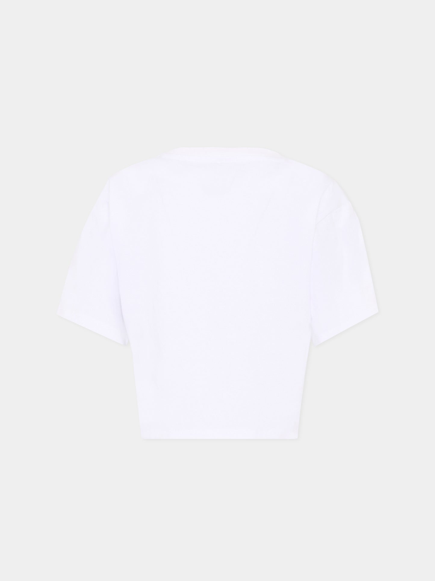 T-shirt bianca per bambina con logo,Stella Mccartney Kids,TY8C01-Z0434 100