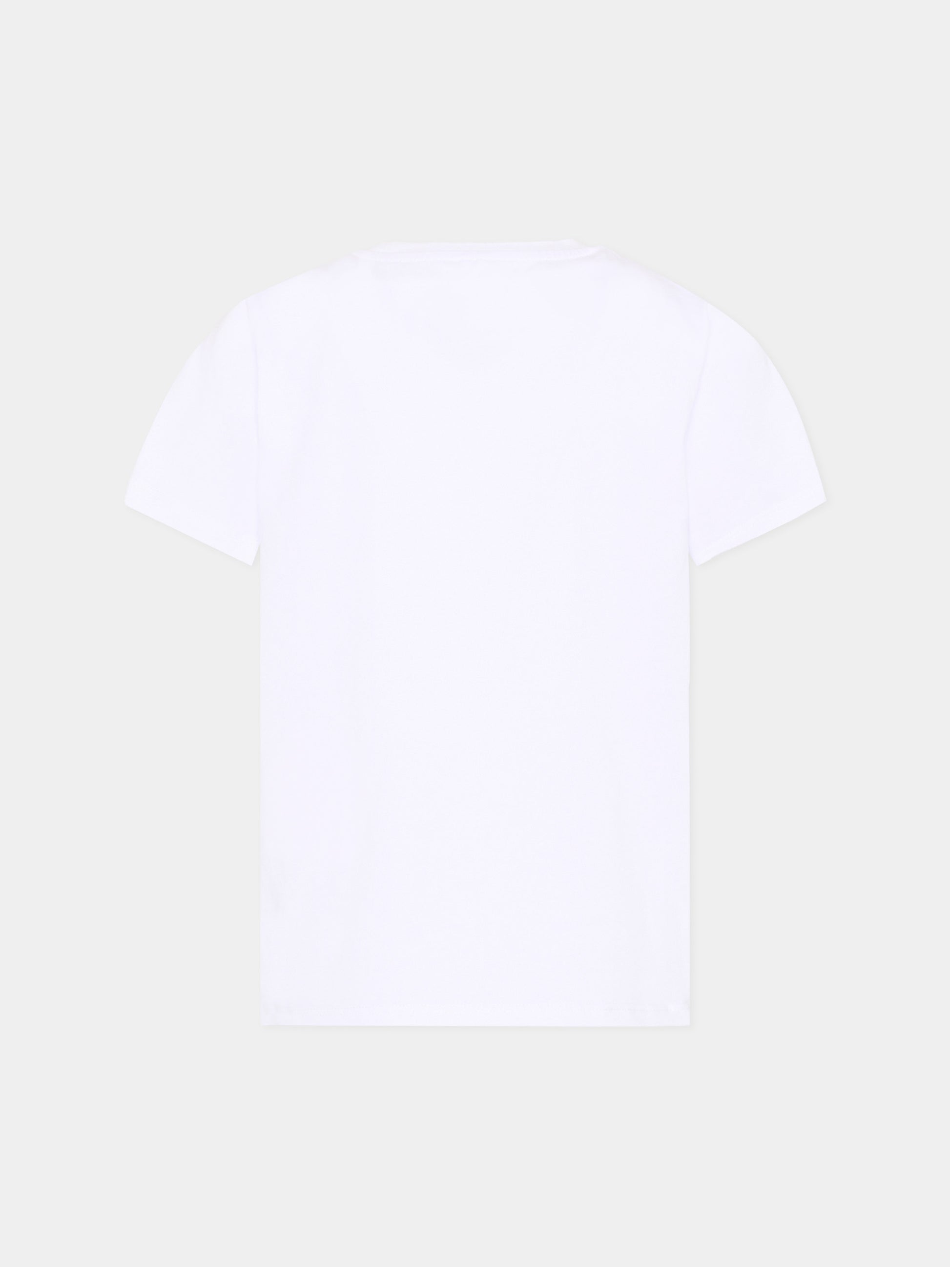 T-shirt bianca per bambina con logo,Stella Mccartney Kids,TY8C71-Z0434 100