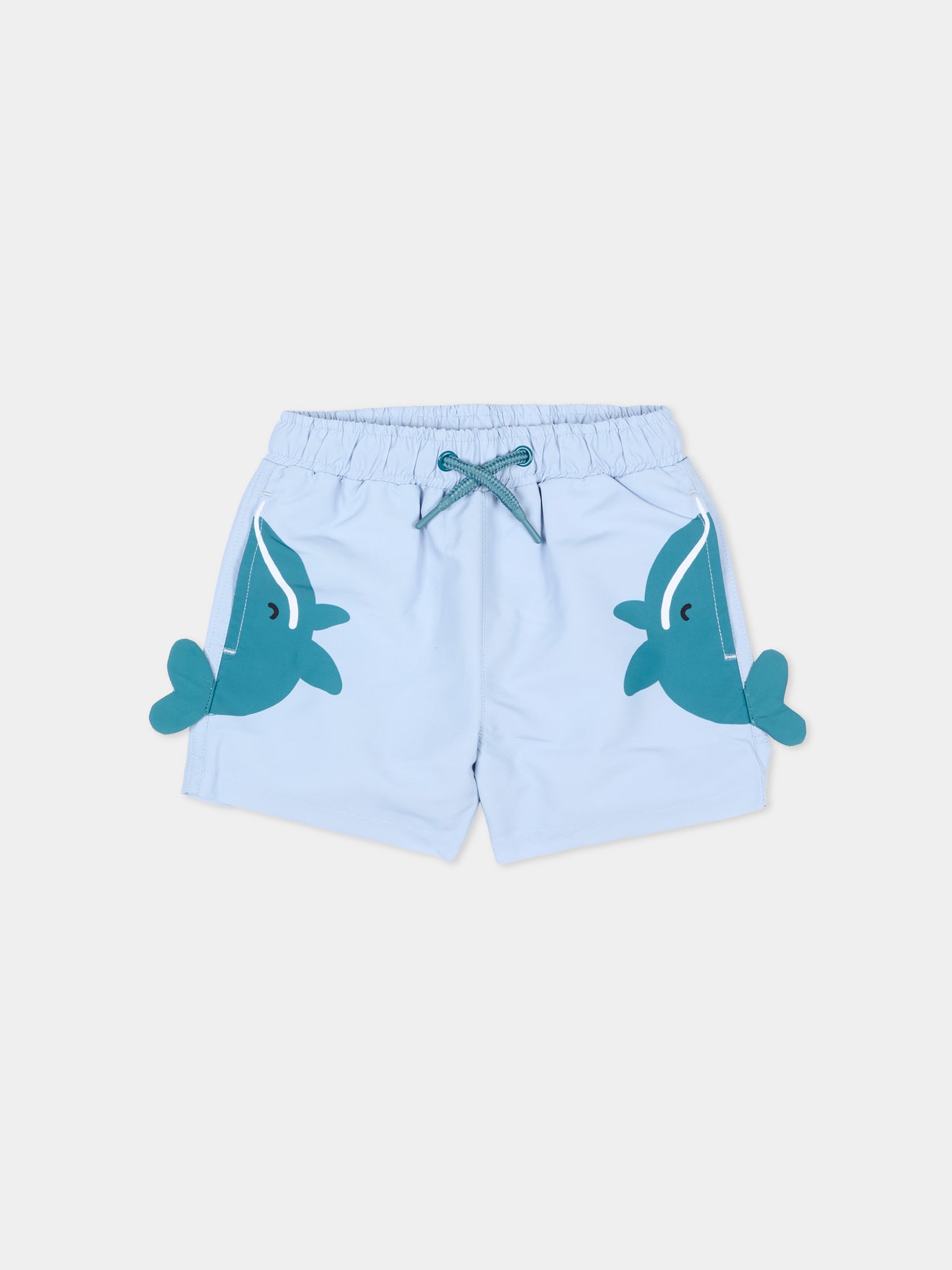 Boxer mare celeste per neonato con balene,Stella Mccartney Kids,TYC559-Z0433 685