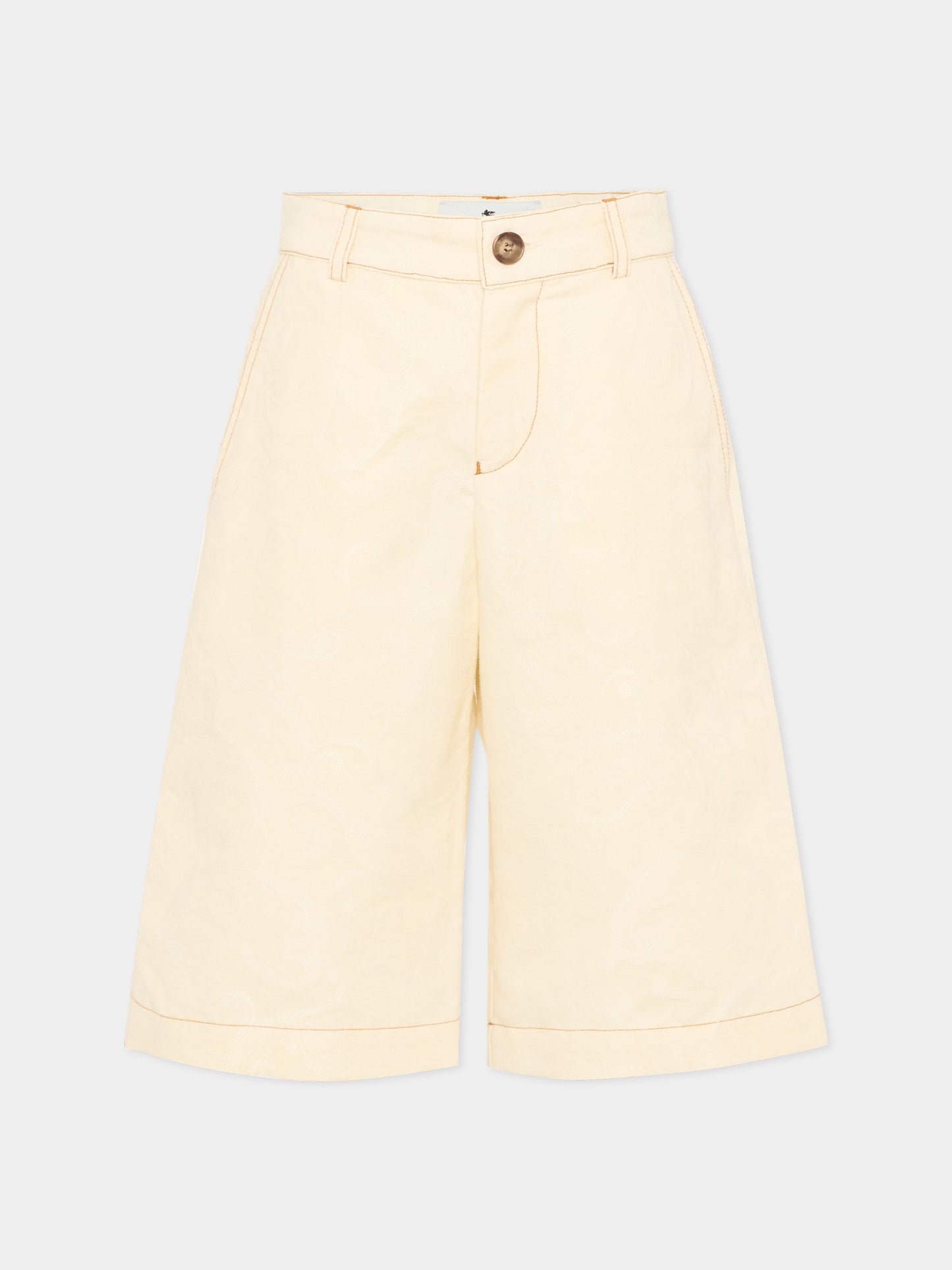 Pantaloni avorio per bambino con motivo jacquard,Etro,GY6P09-I0308 105