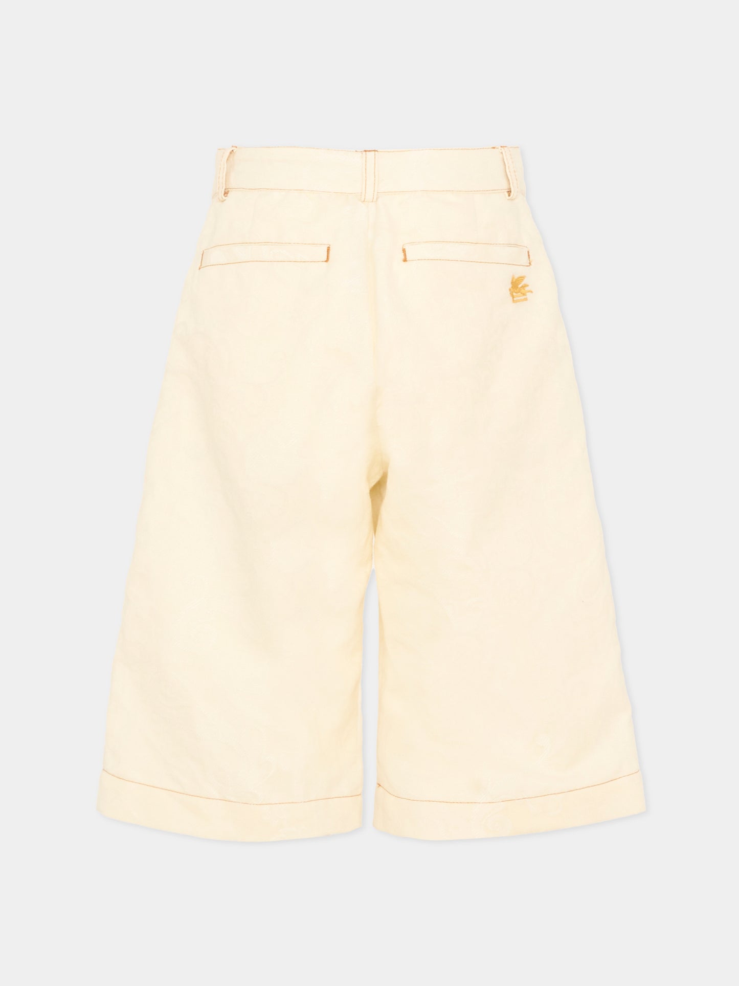 Pantaloni avorio per bambino con motivo jacquard,Etro,GY6P09-I0308 105