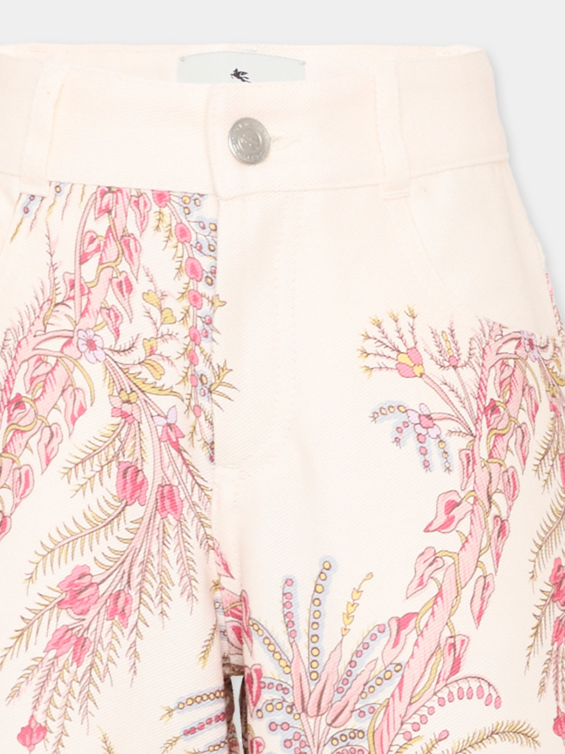 Shorts multicolor per bambini con motivo paisley,Etro,GY6P29-D0137 106RS