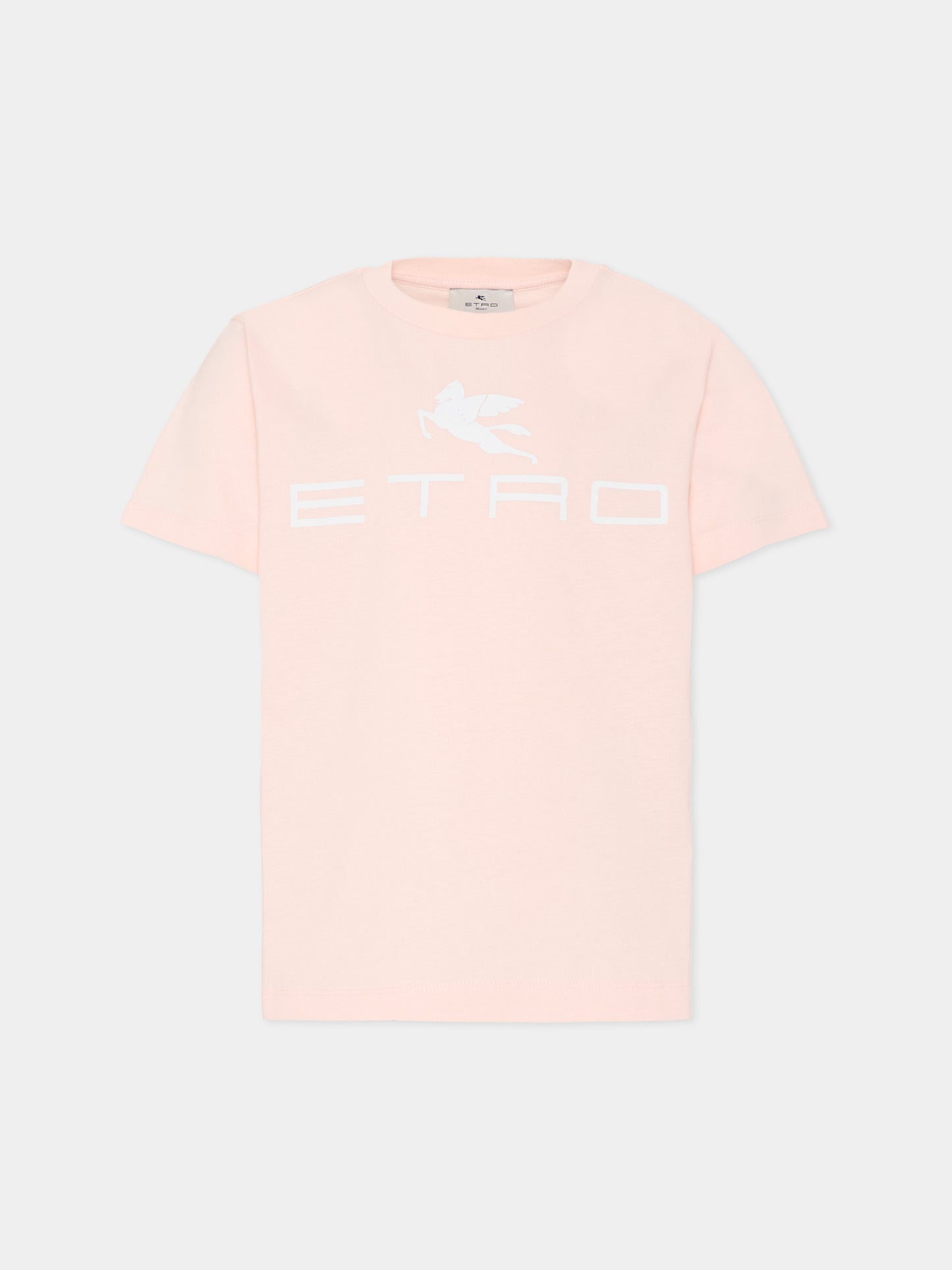T-shirt rosa per bambina con Pegaso,Etro,GY8Q11-Z3672 501
