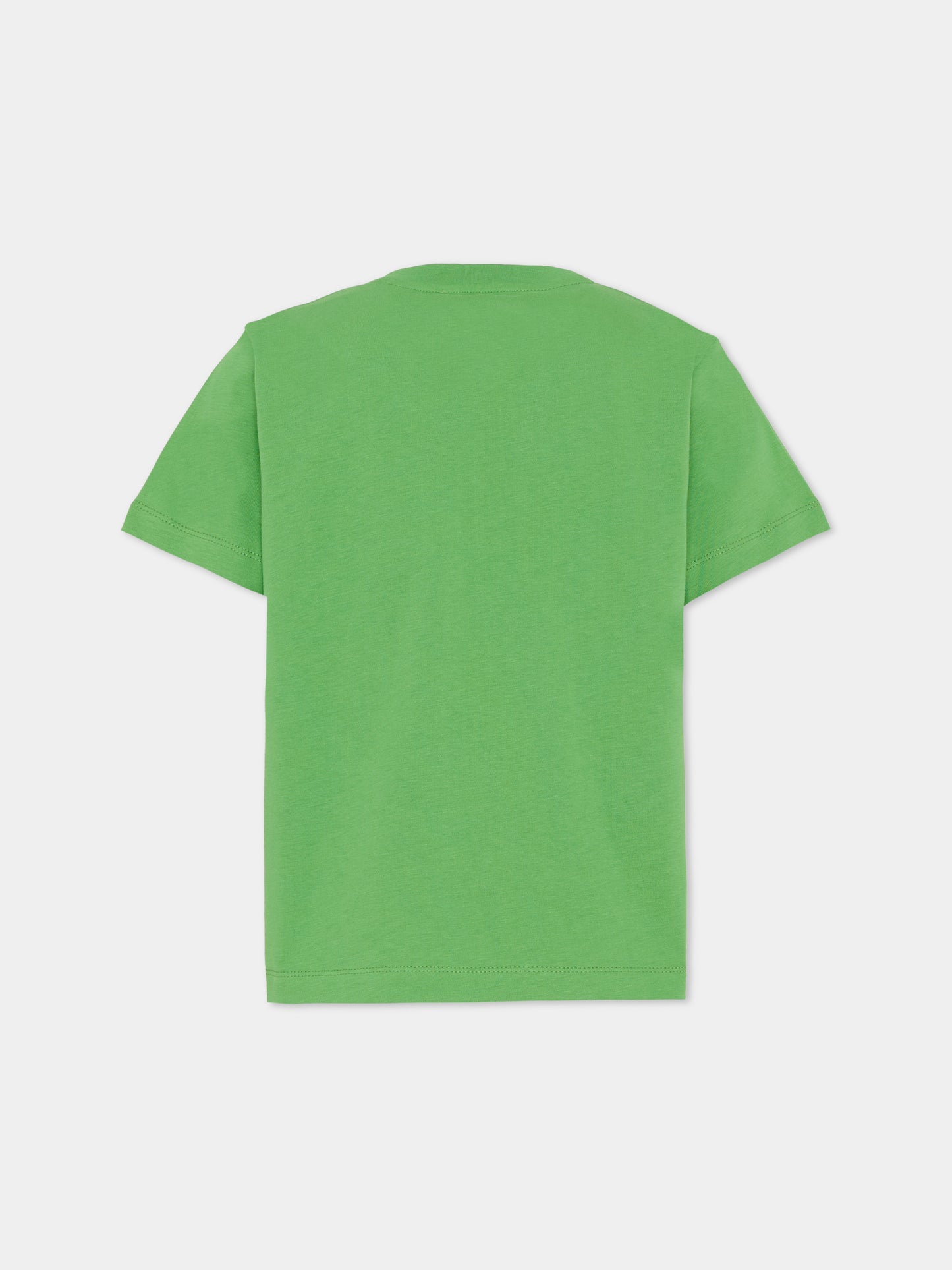 T-shirt verde per bambini con Pegaso,Etro,GY8Q11-Z3672 773