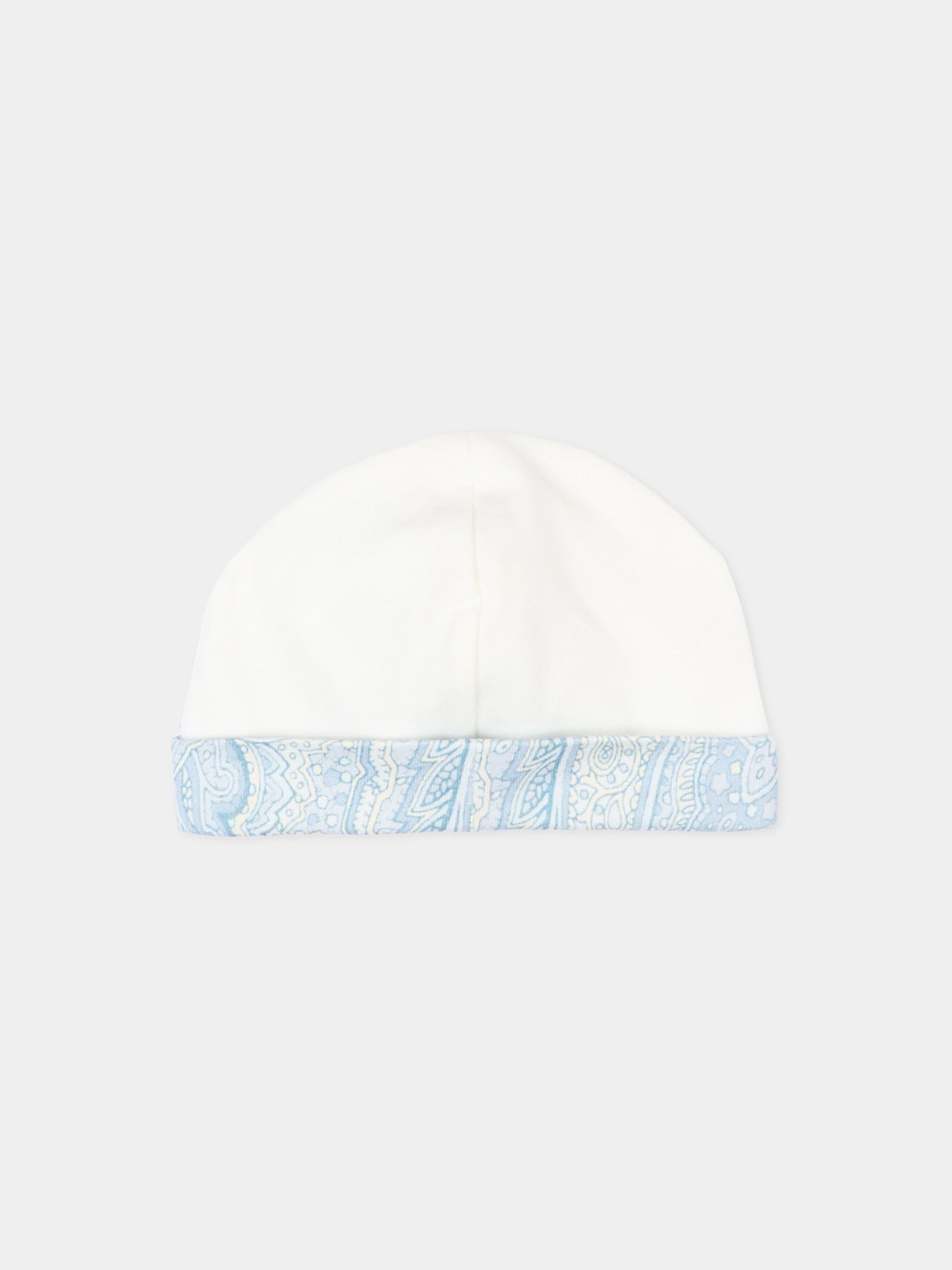 Set tutina celeste per neonato con stampa paisley,Etro,GYB530-Z3771 602