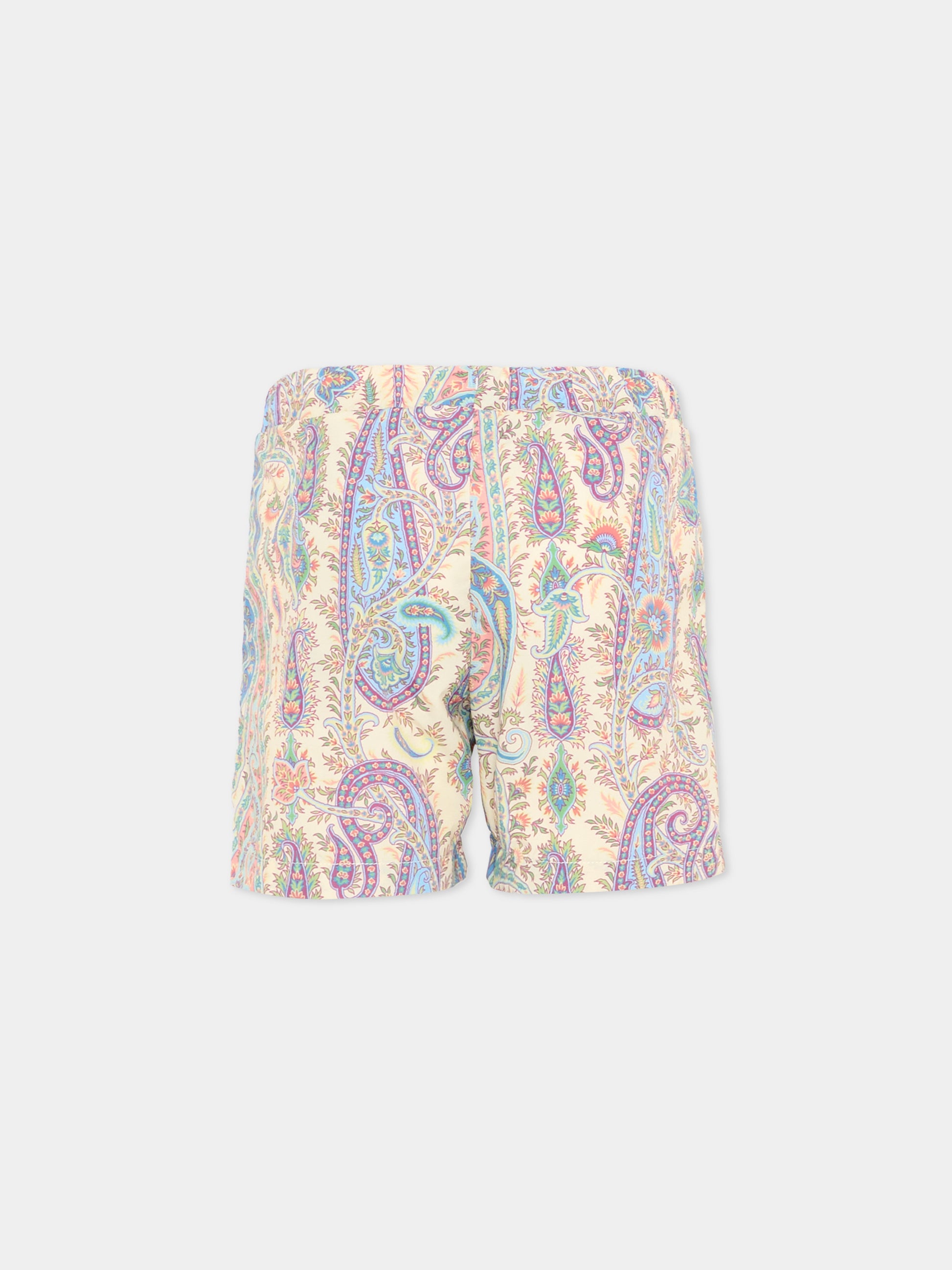 Boxer mare multicolor per bambino con stampa paisley,Etro,GYCP19-N0433 107MC