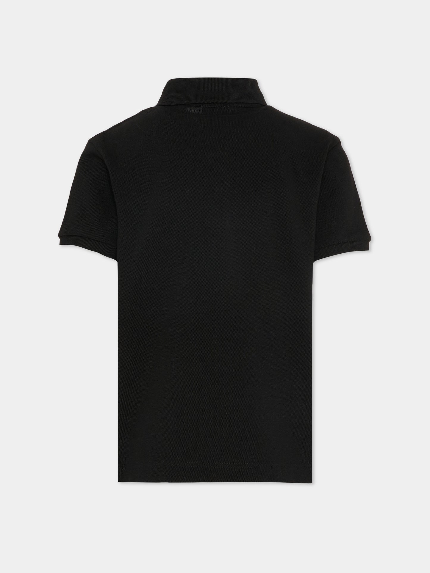 Polo nera per bambino con logo,Givenchy Kids,H31121 09B