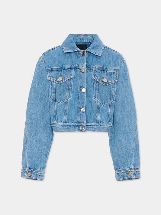 Giubbotto di jeans denim per bambina,Givenchy Kids,H31140 Z10