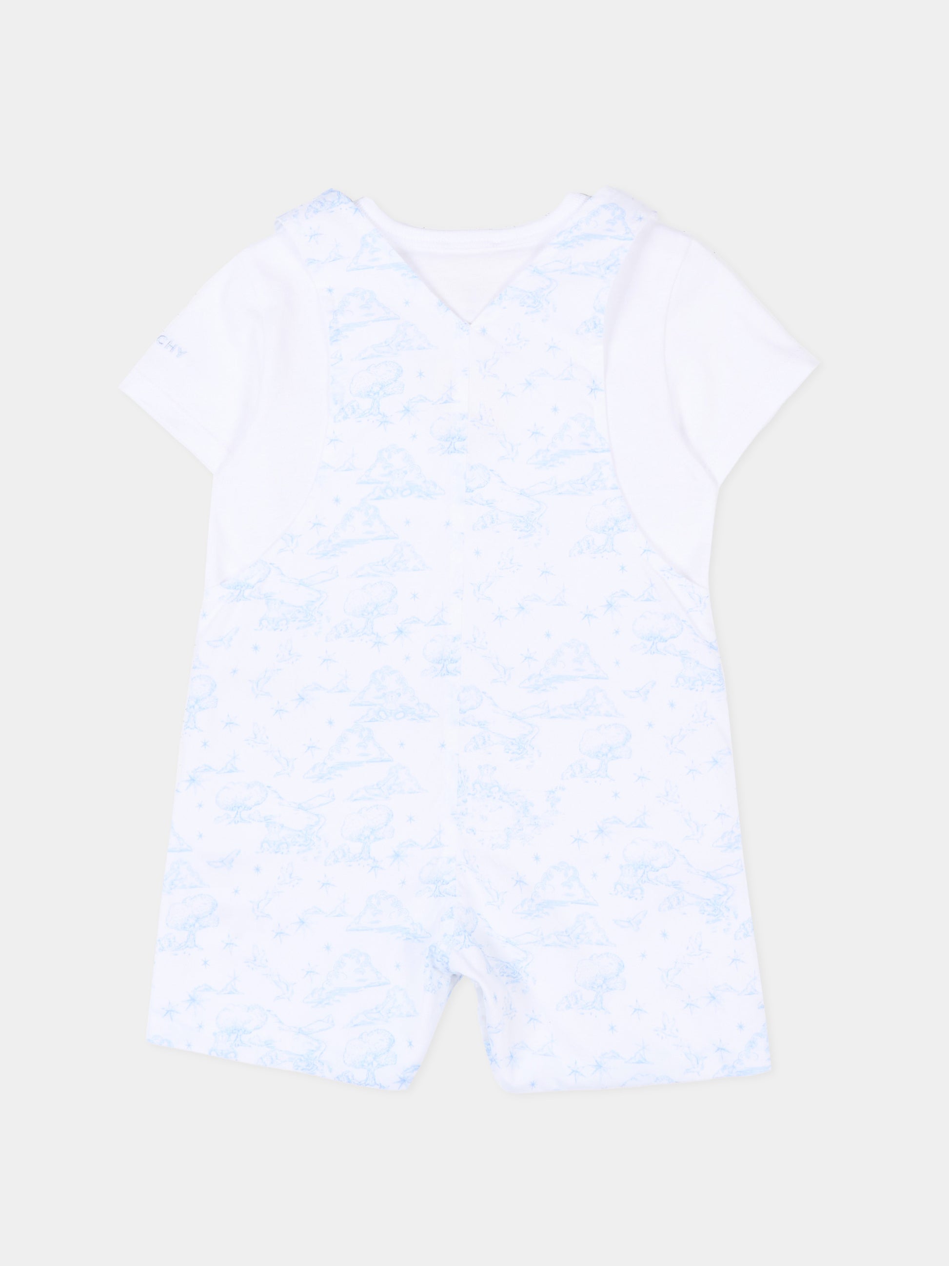 Salopette multicolor per neonato,Givenchy Kids,H31261 N48