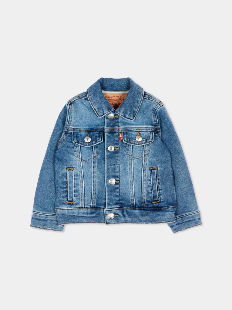 Giubbotto di jeans per neonati,Levi's Kids,6EM316 MDK