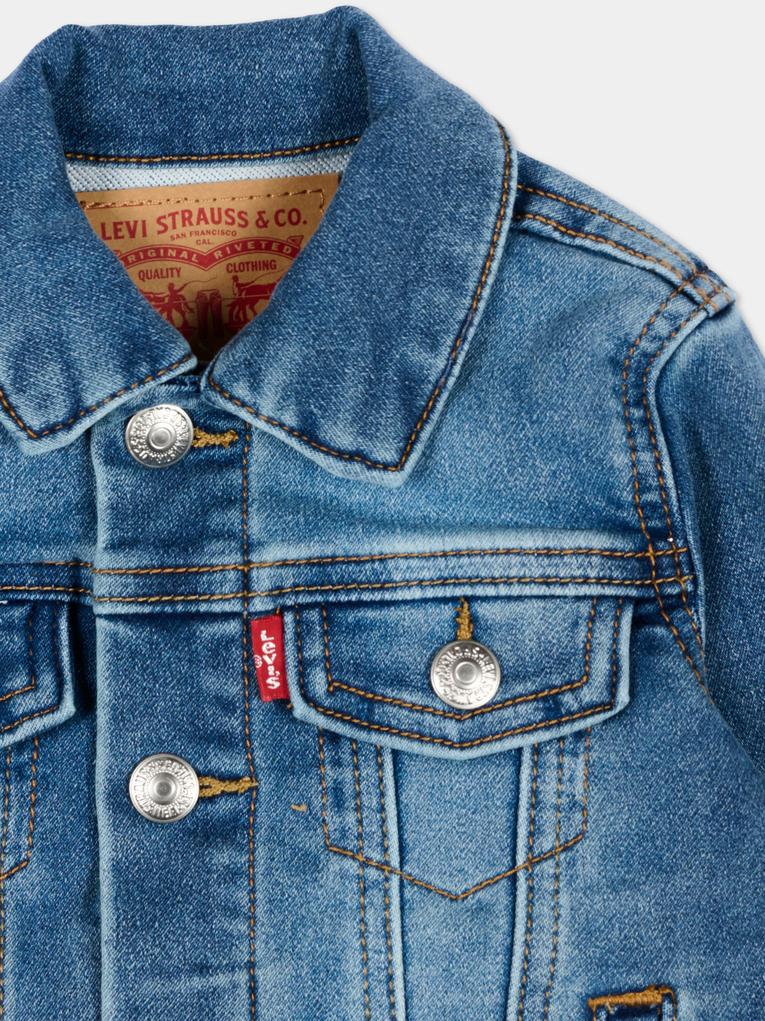 Giubbotto di jeans per neonati,Levi's Kids,6EM316 MDK