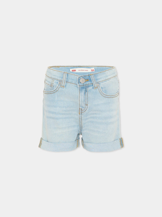 Shorts denim per bambina,Levi's Kids,4EH272 L9T