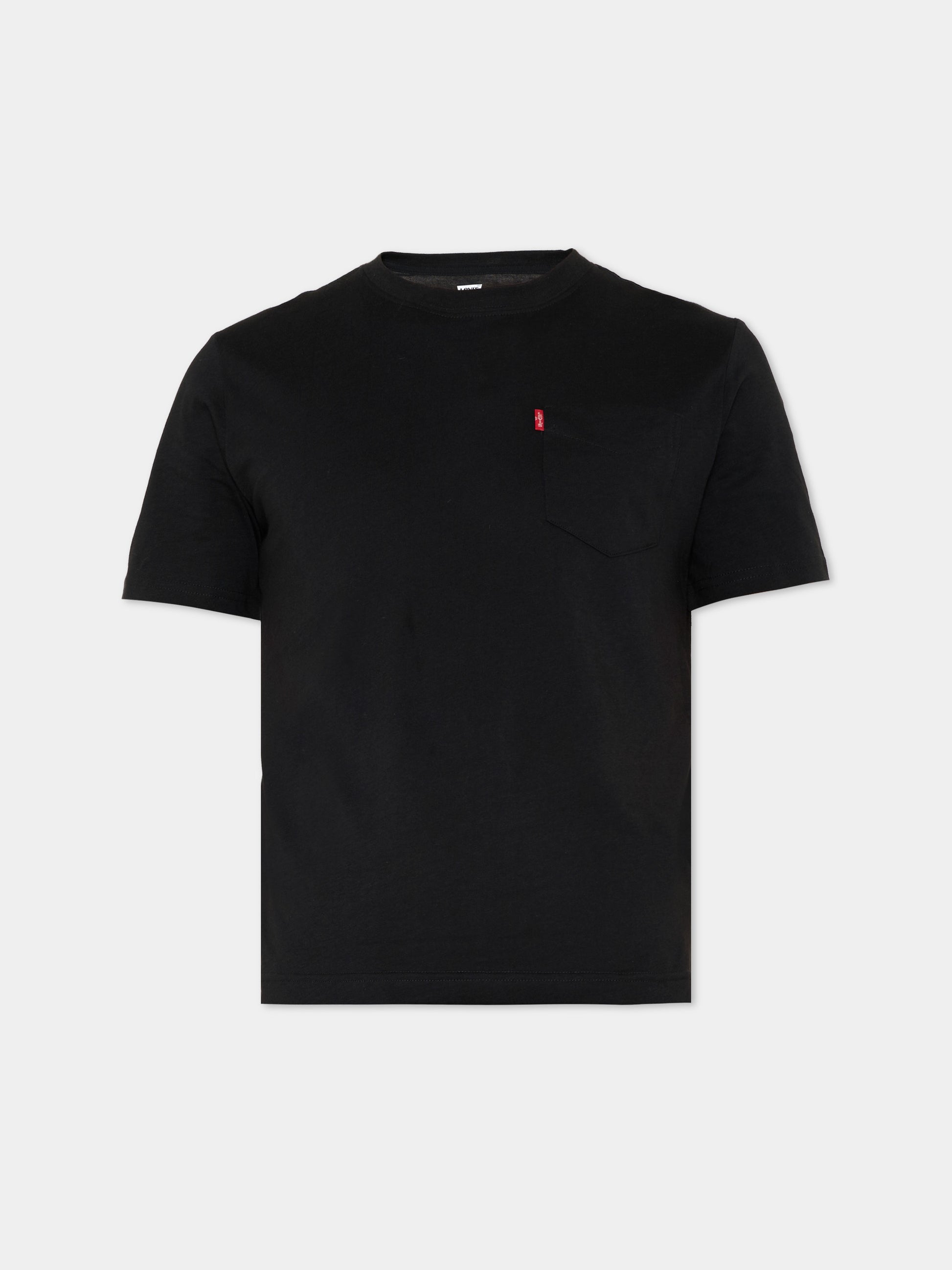 T-Shirt nera per bambino con taschino,Levi's Kids,9EM359 G52