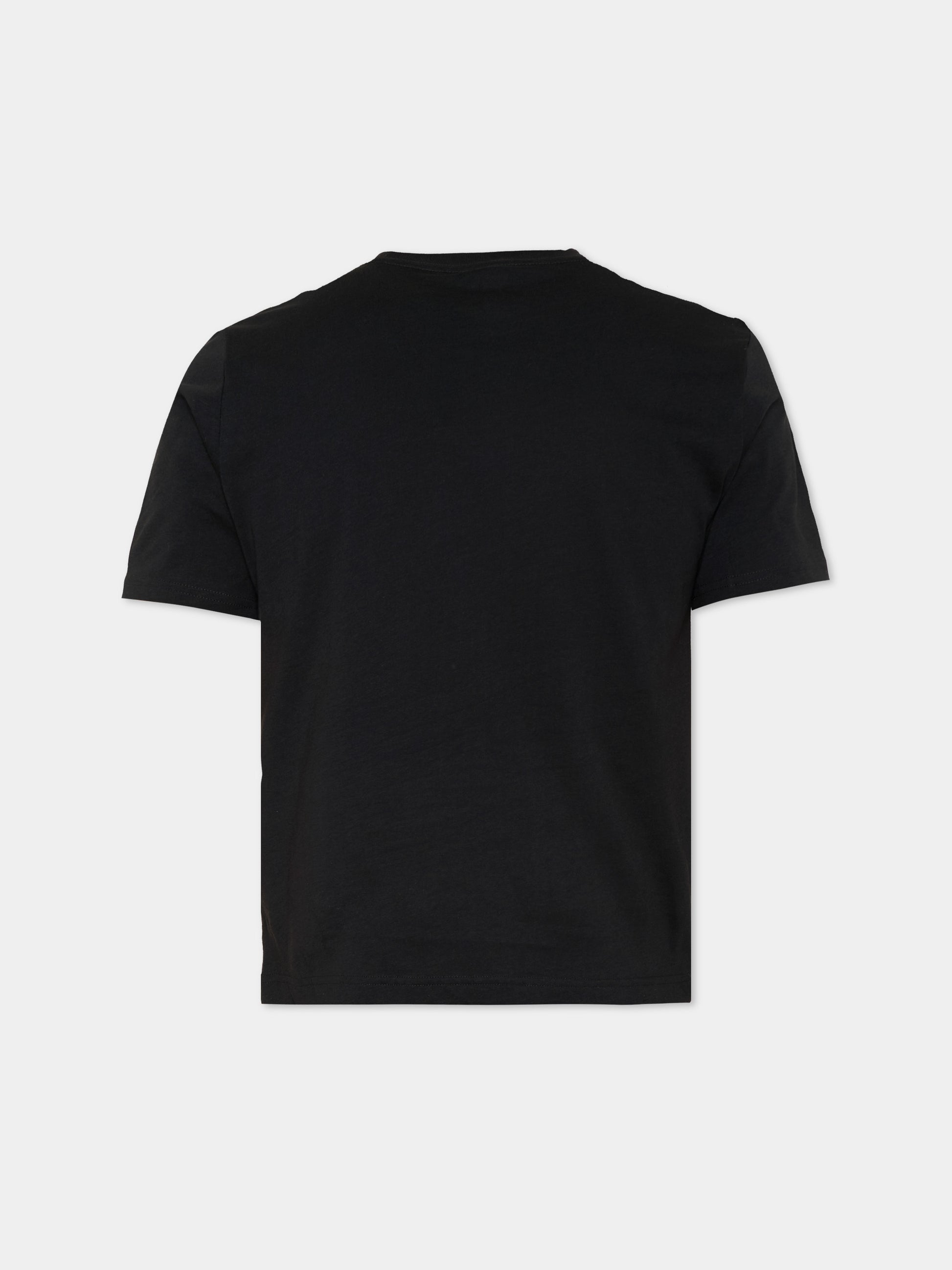 T-Shirt nera per bambino con taschino,Levi's Kids,9EM359 G52